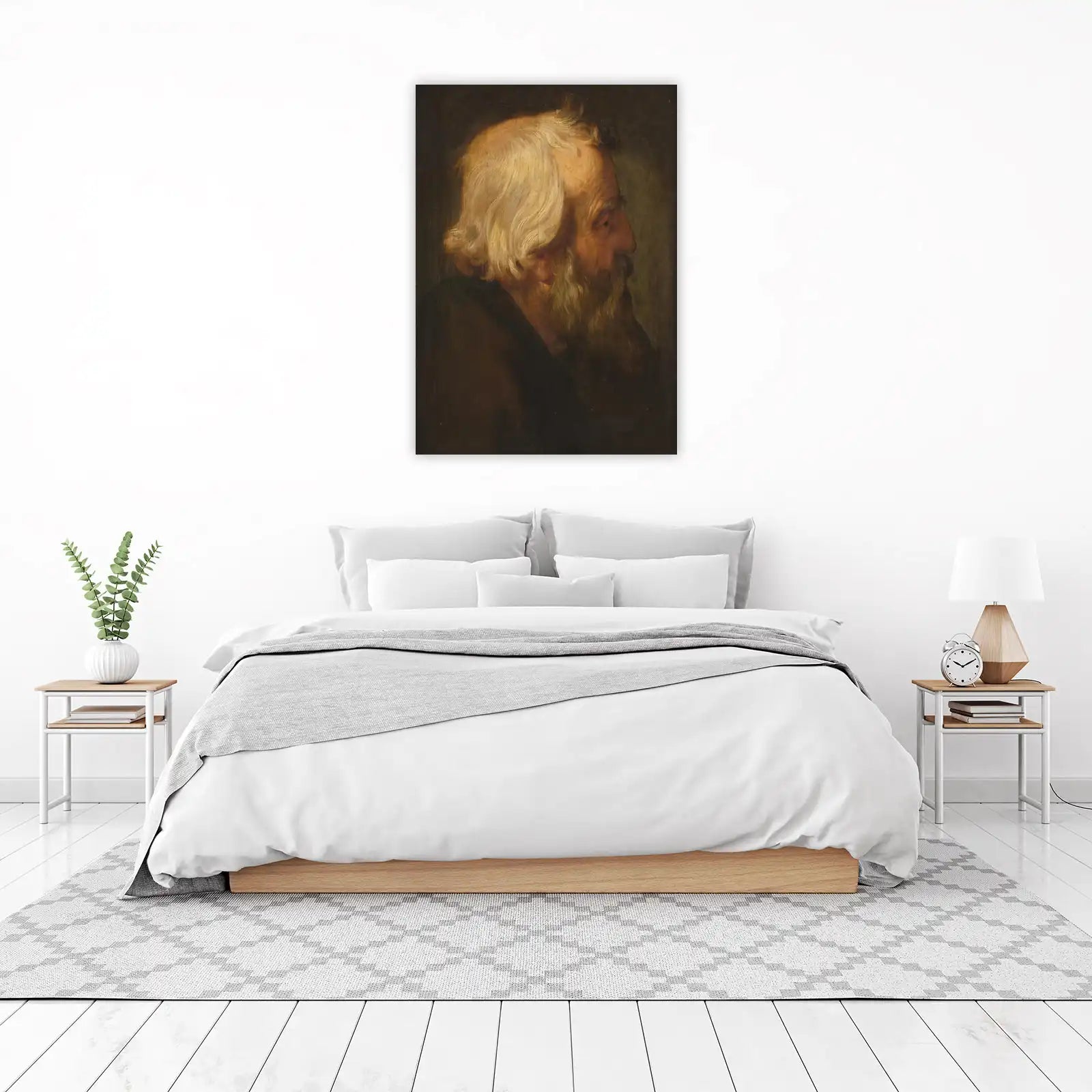Old Man Portrait Classic Art Wall Art
