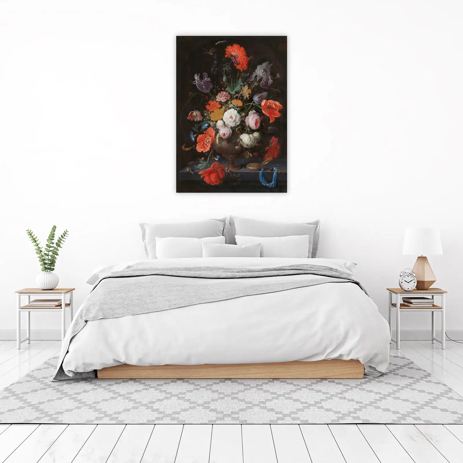 Baroque Opulence Floral Still Life Wall Art