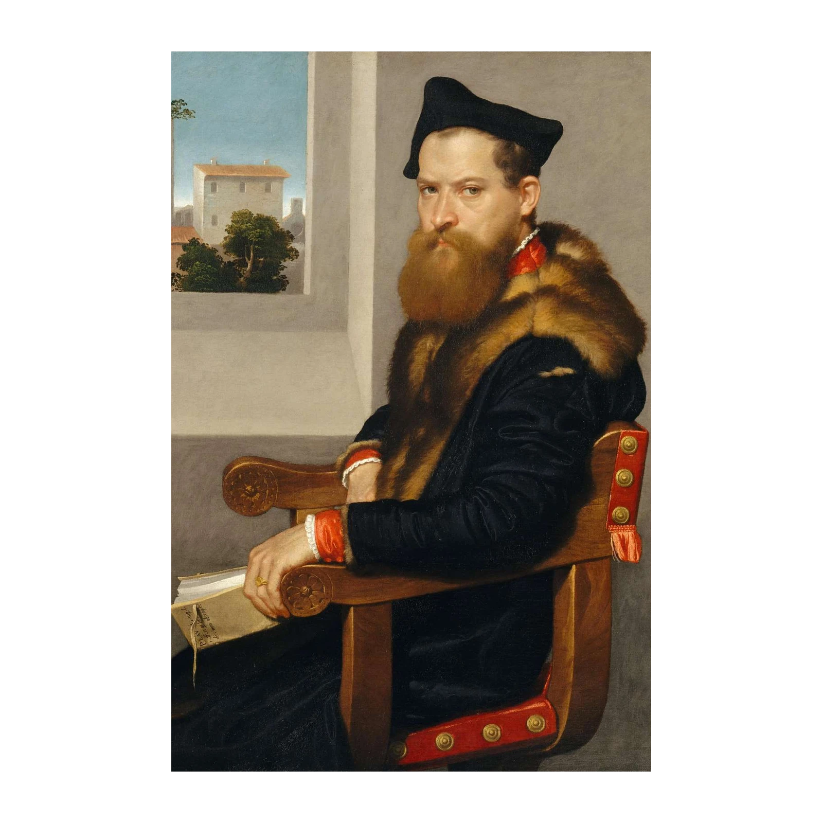 Renaissance Man Portrait Wall Art - Old Masters Art