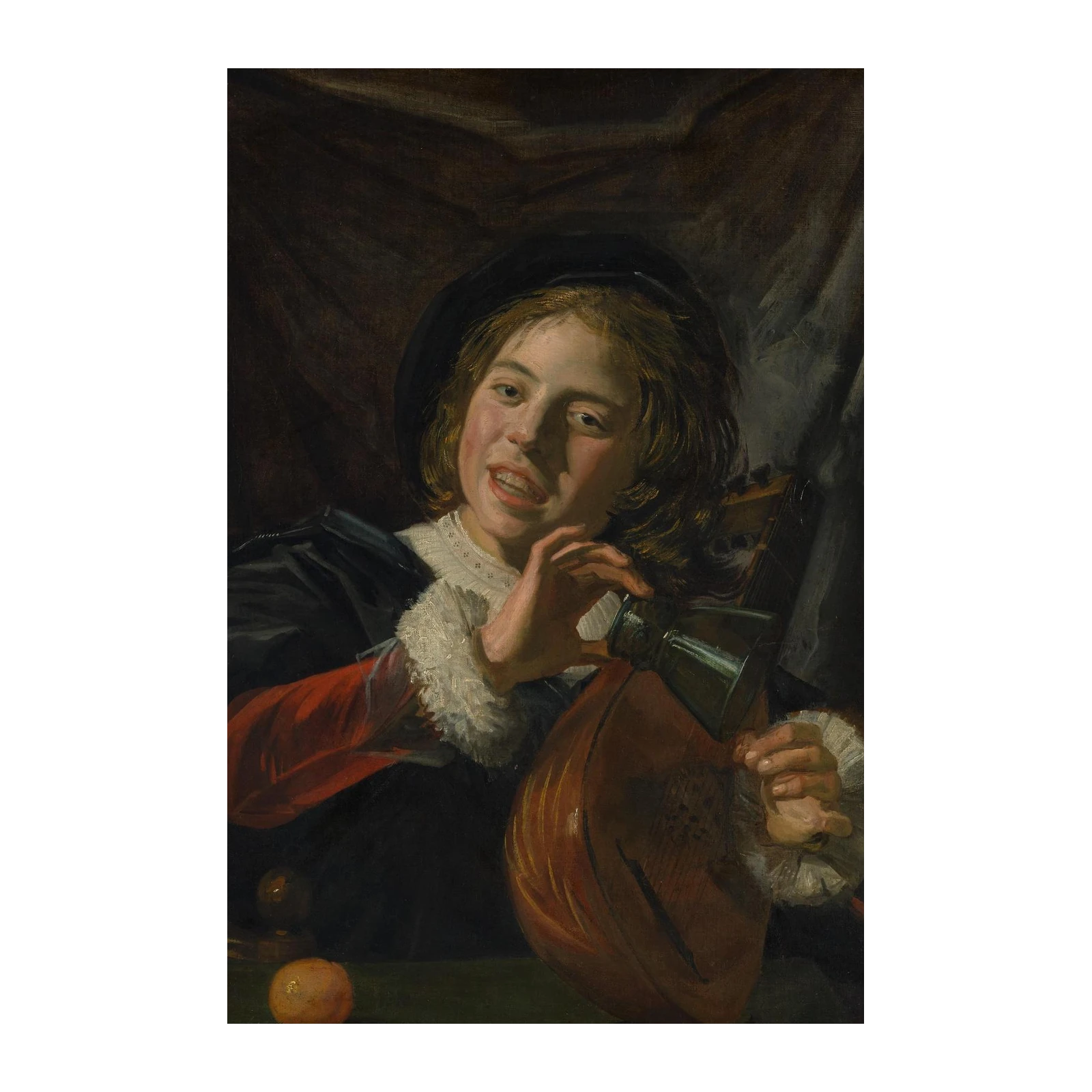 Baroque Lute Player Wall Art