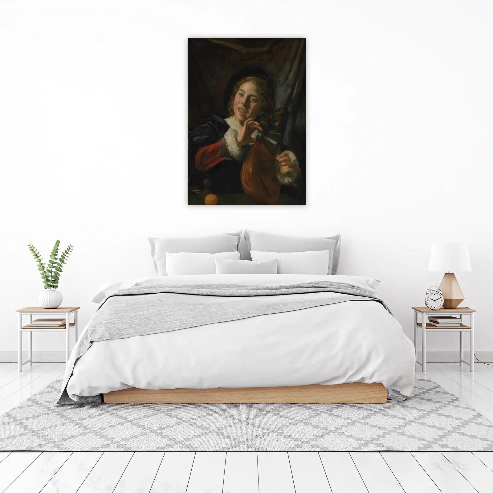Baroque Lute Player Wall Art
