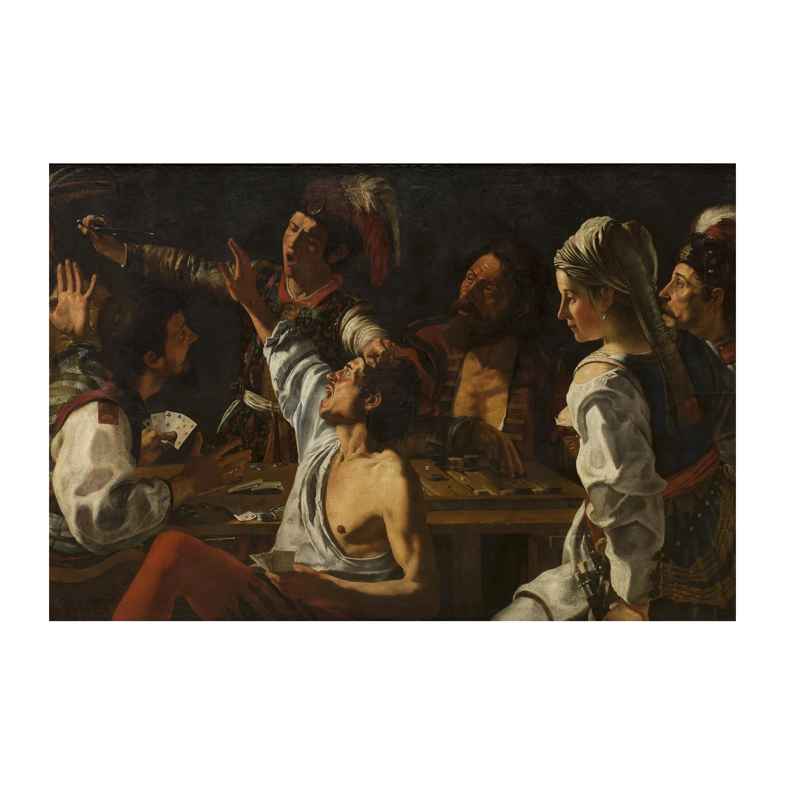 Baroque Card Sharps Wall Art