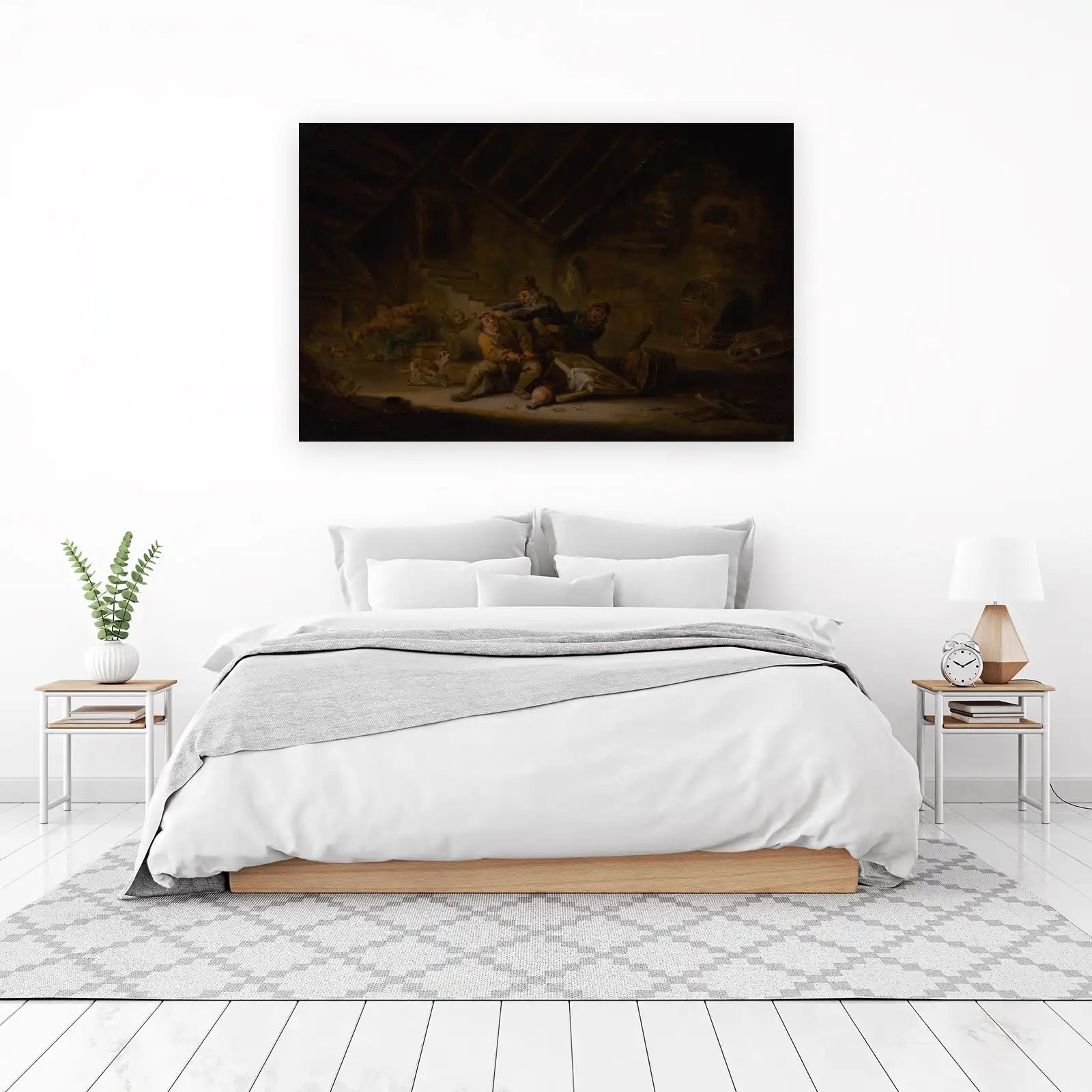 Vintage Tavern Scene Wall Art