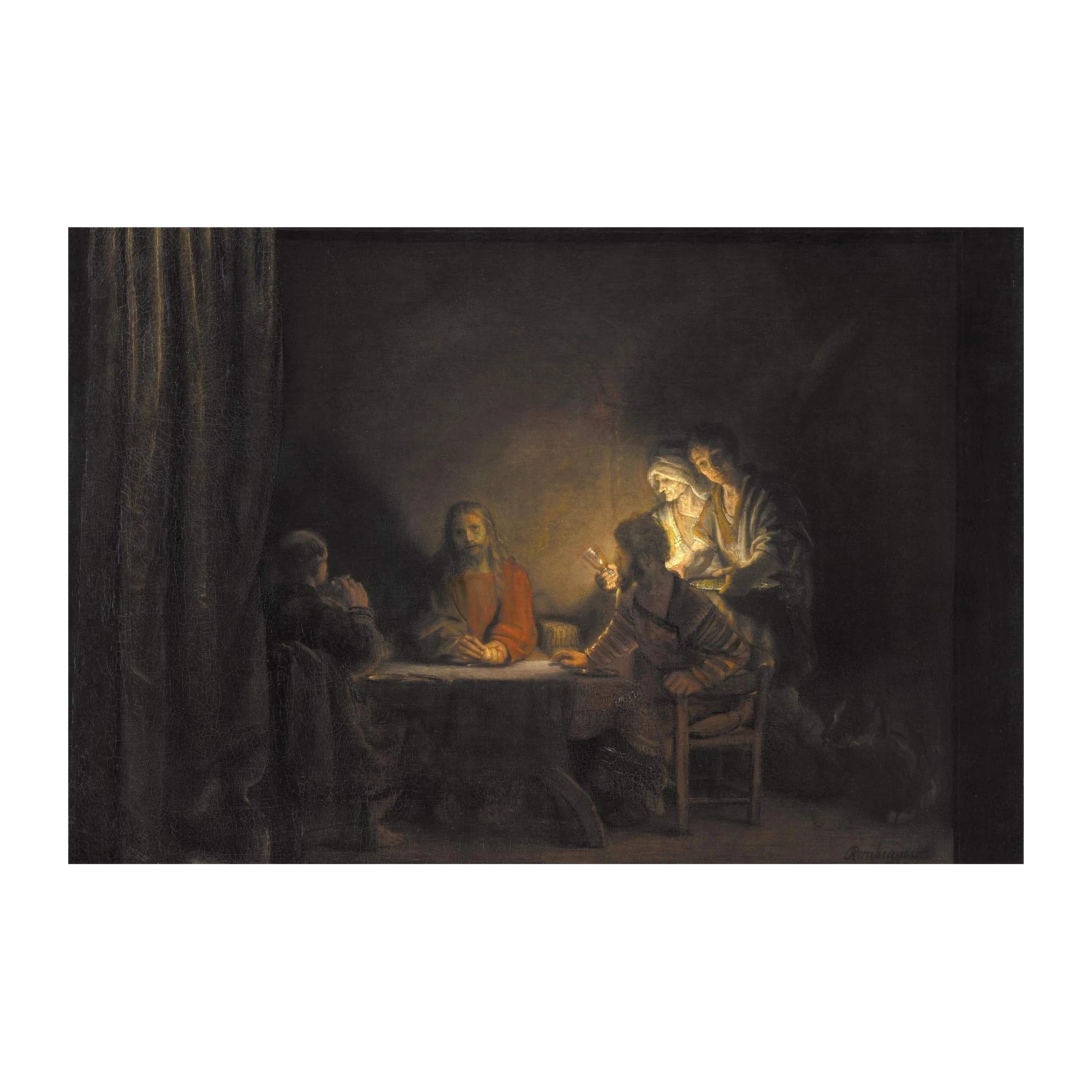 Rembrandt's Supper at Emmaus Wall Art