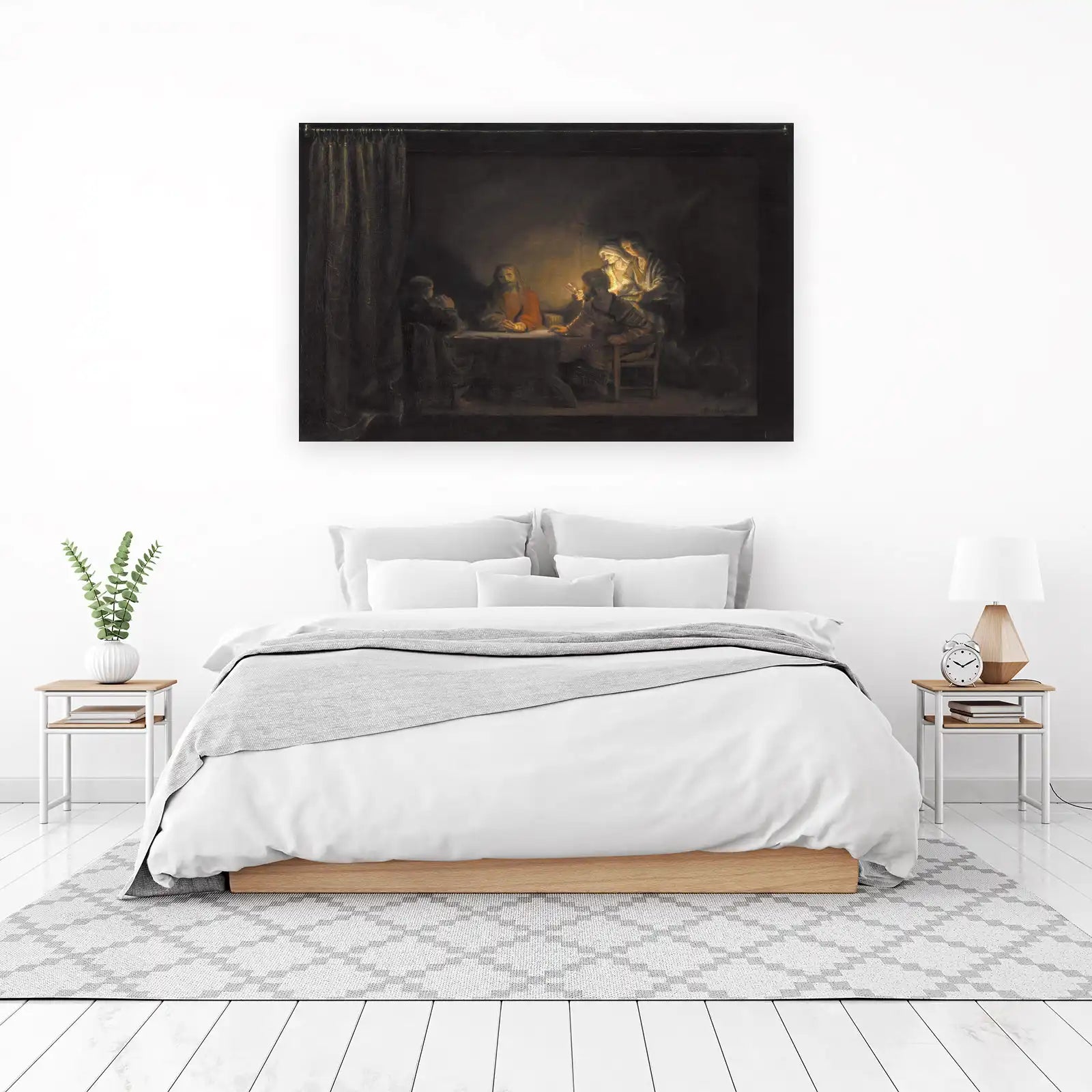 Rembrandt's Supper at Emmaus Wall Art
