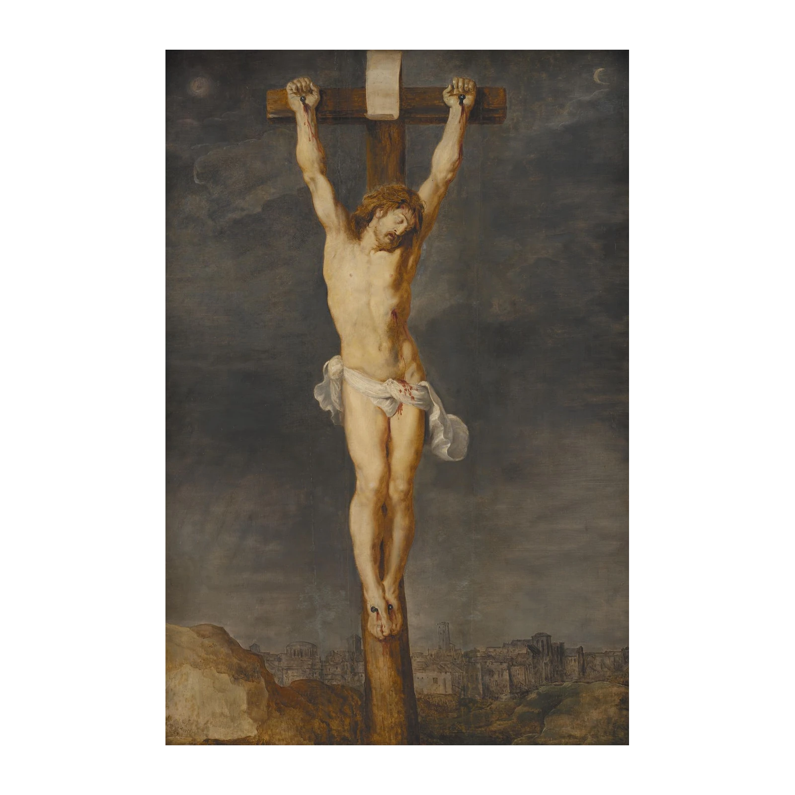 Crucifixion of Christ Religious Wall Art
