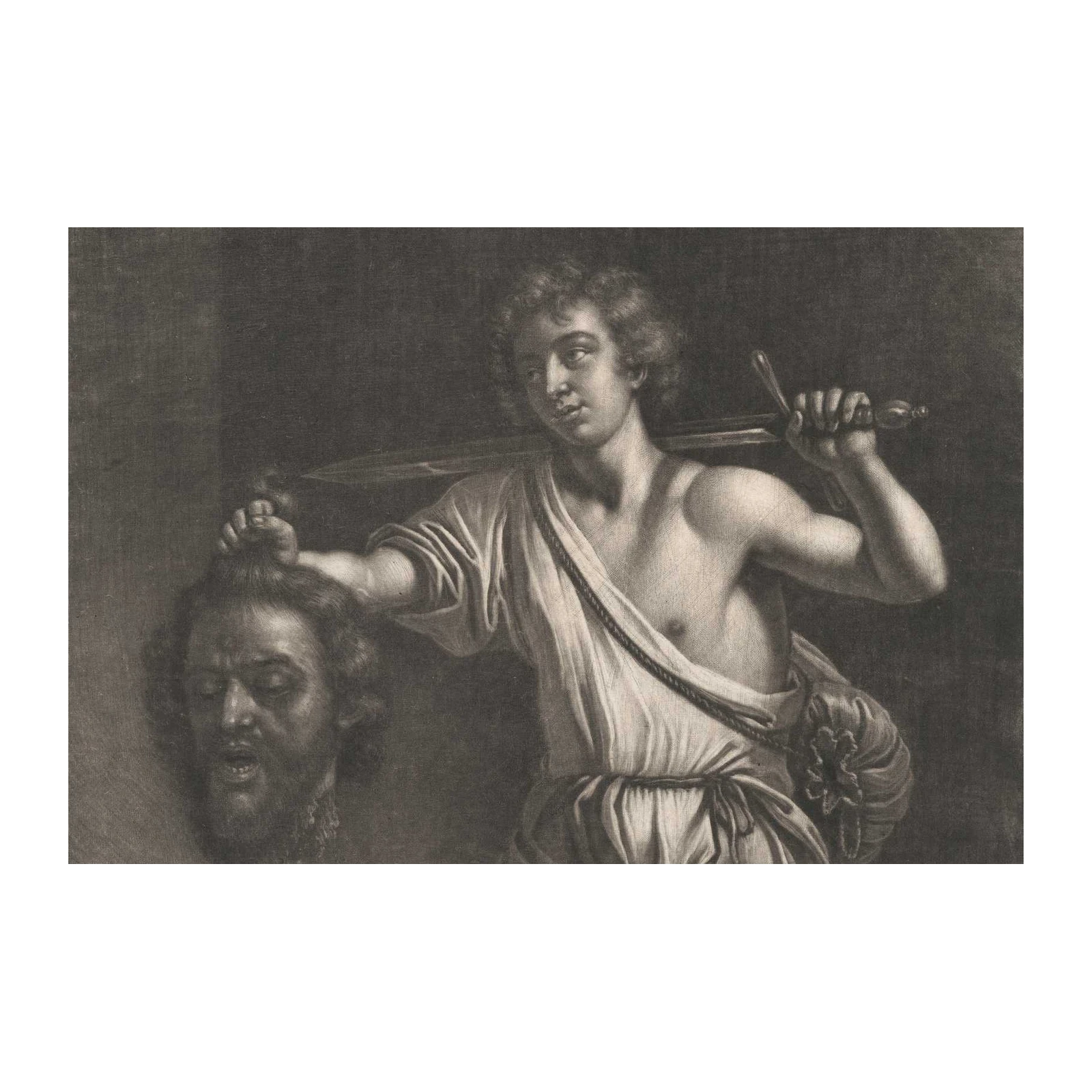 David and Goliath Heroic Wall Art