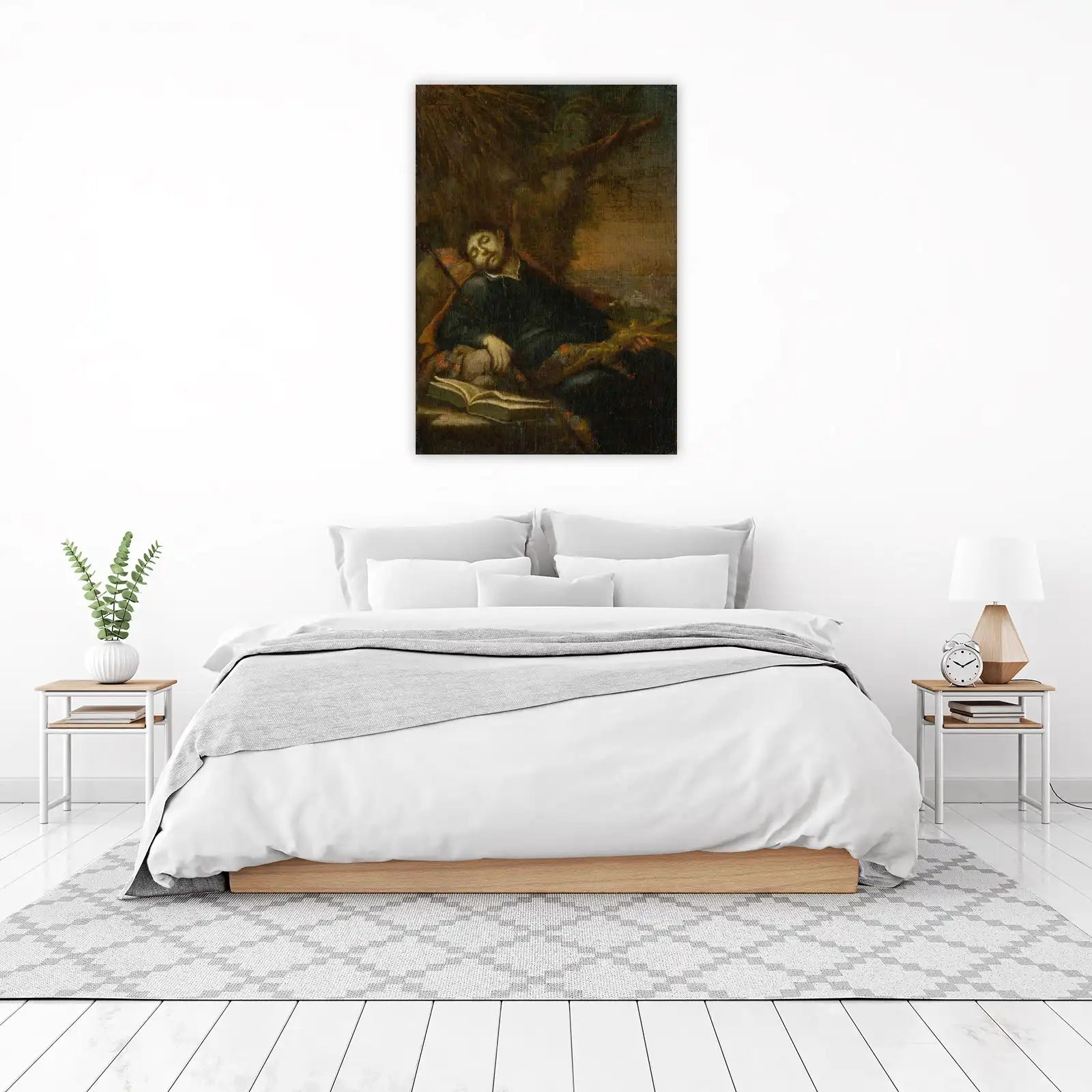 Sleeping Prophet Serene Portrait Wall Art