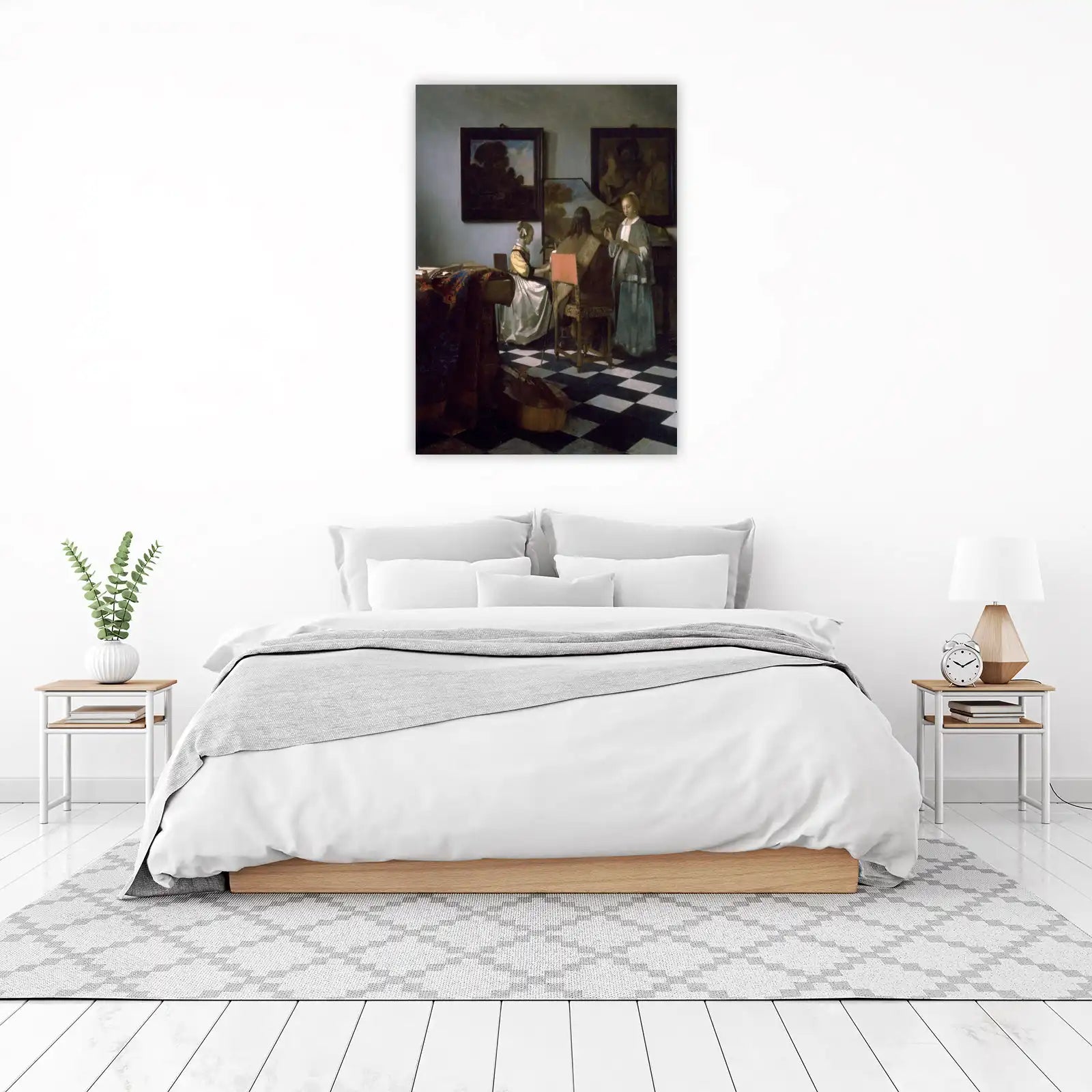 Vermeer's Lady at the Virginal Wall Art