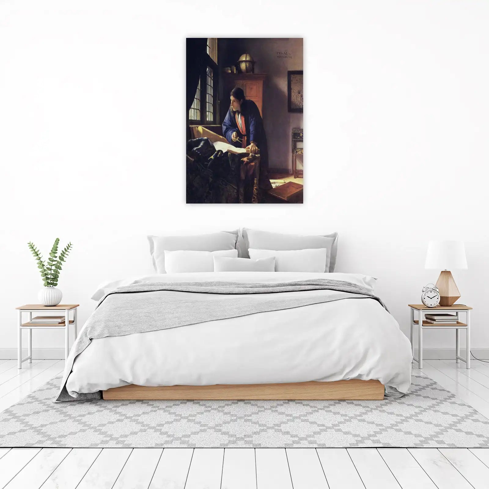 Vermeer's The Geographer Wall Art