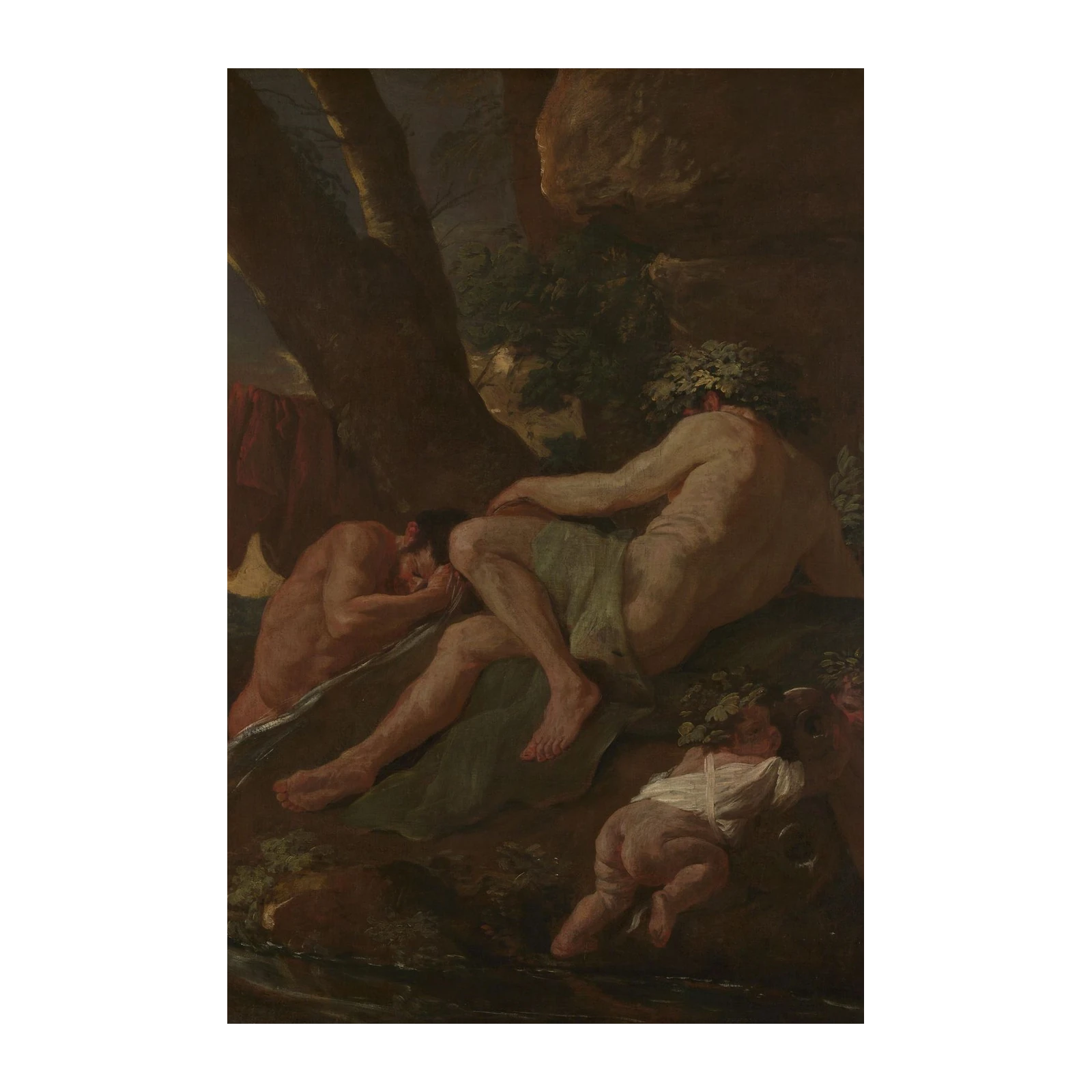Mythological Nymphs Rest Wall Art