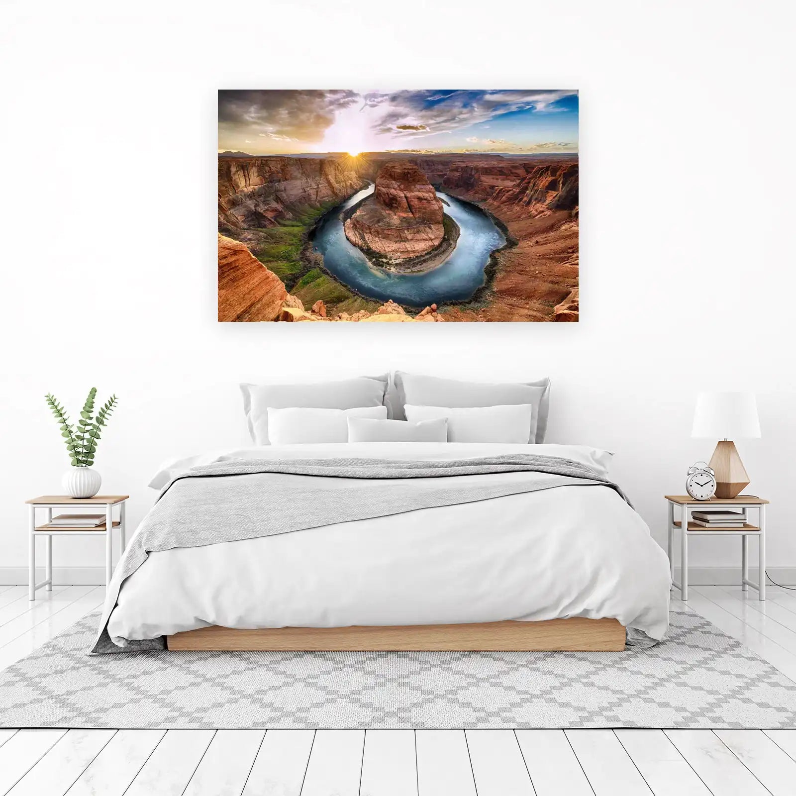 Horseshoe Bend Sunset Grand Canyon Wall Art