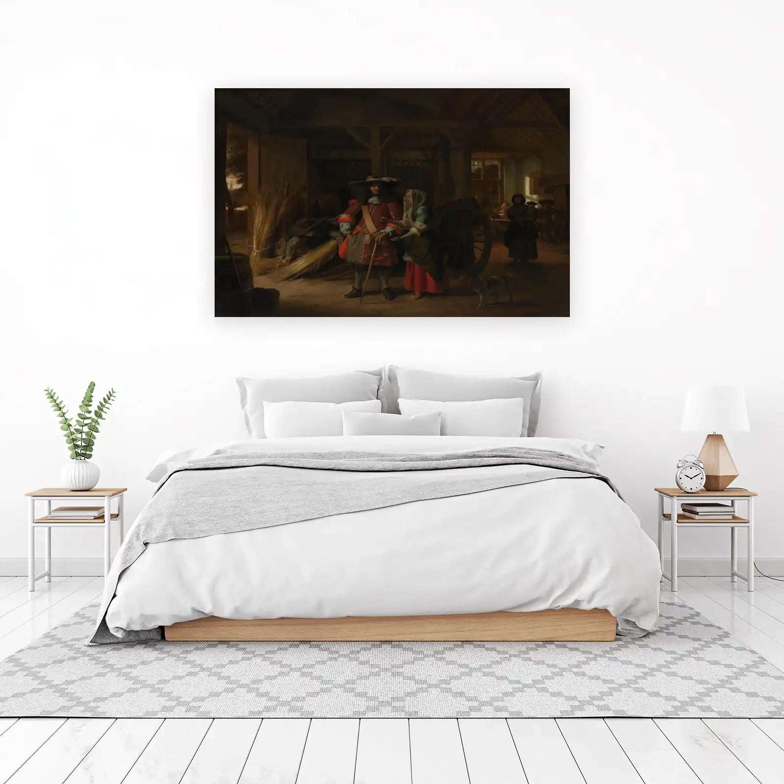 Elegant 17th Century Scene Wall Art