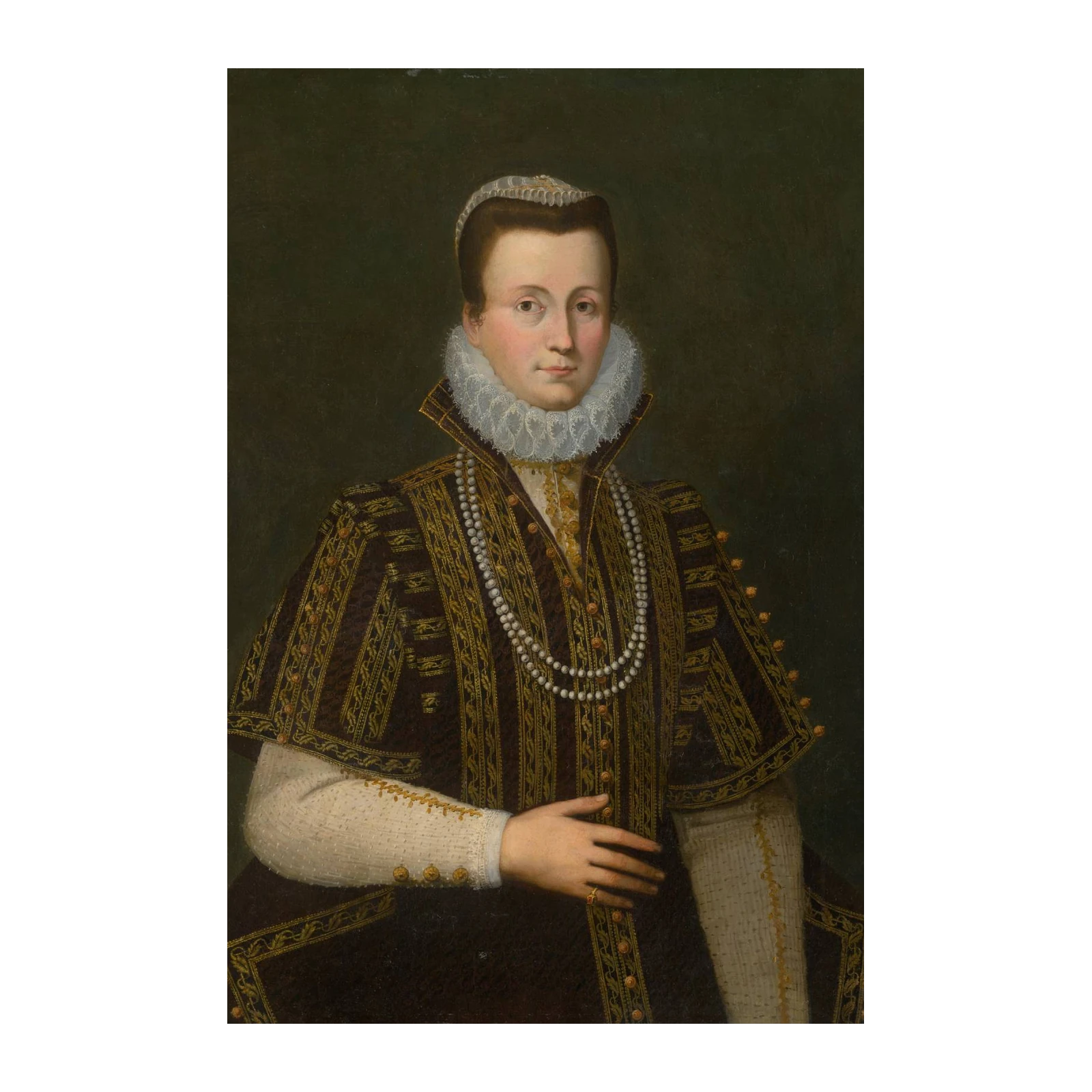 Renaissance Portrait Lady Wall Art