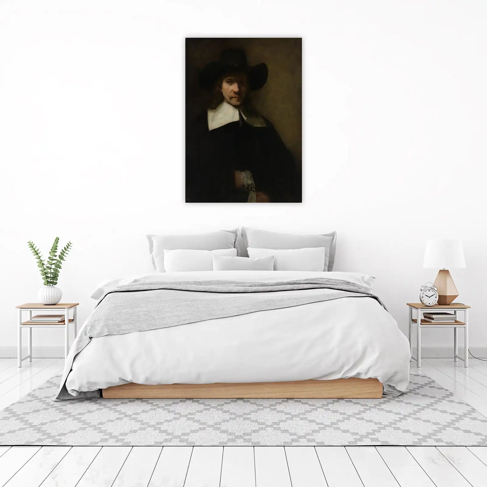 Man in a Wide-Brimmed Hat Wall Art