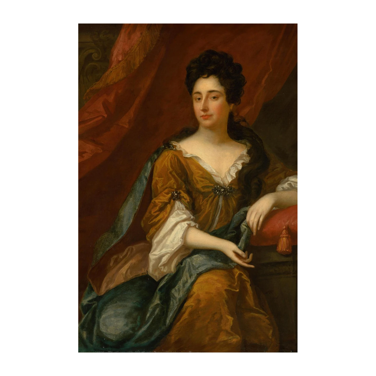 Elegant Lady Portrait Classic Wall Art