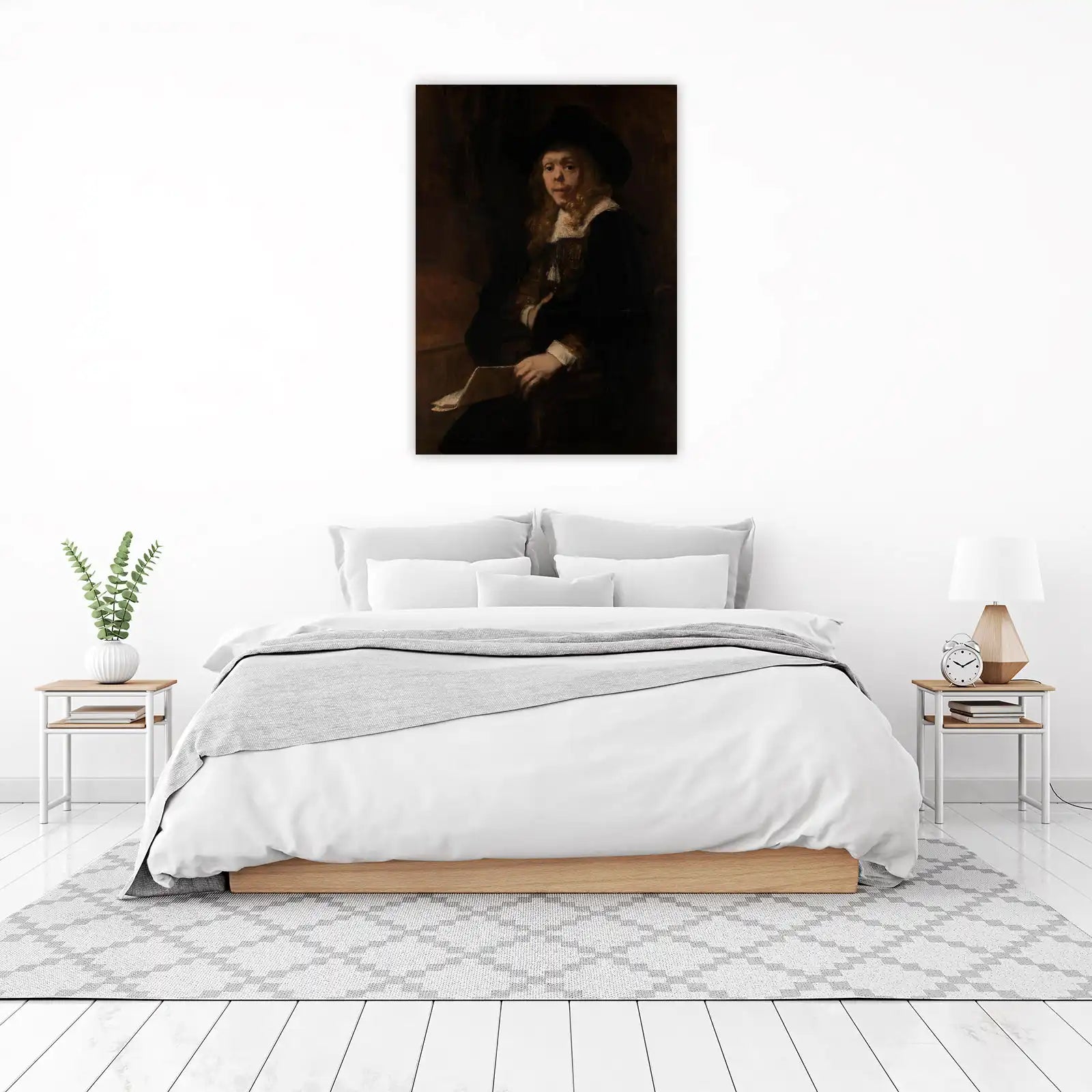 Masterful Portrait of a Scholar Wall Art