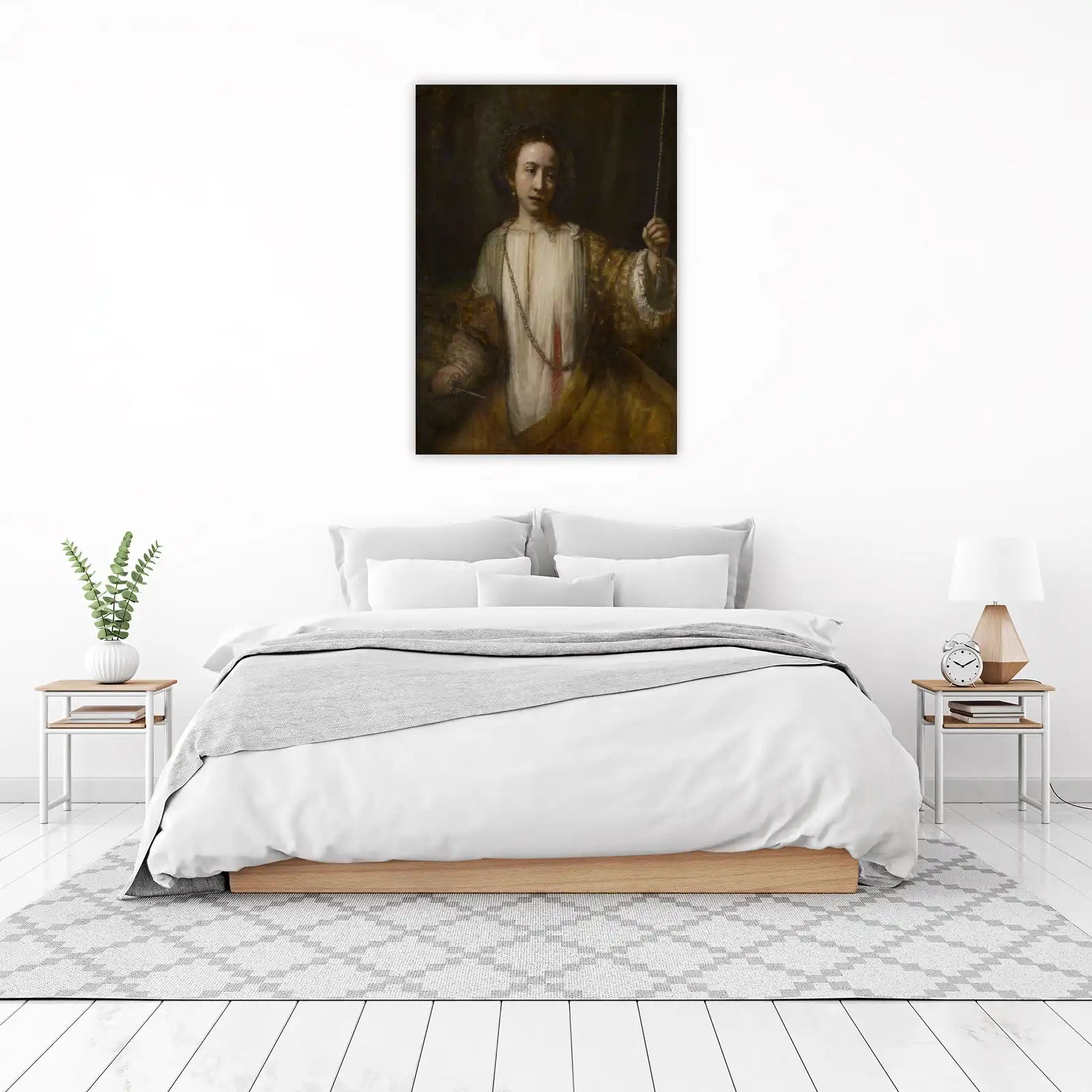 Rembrandt Portrait of a Young Woman Wall Art