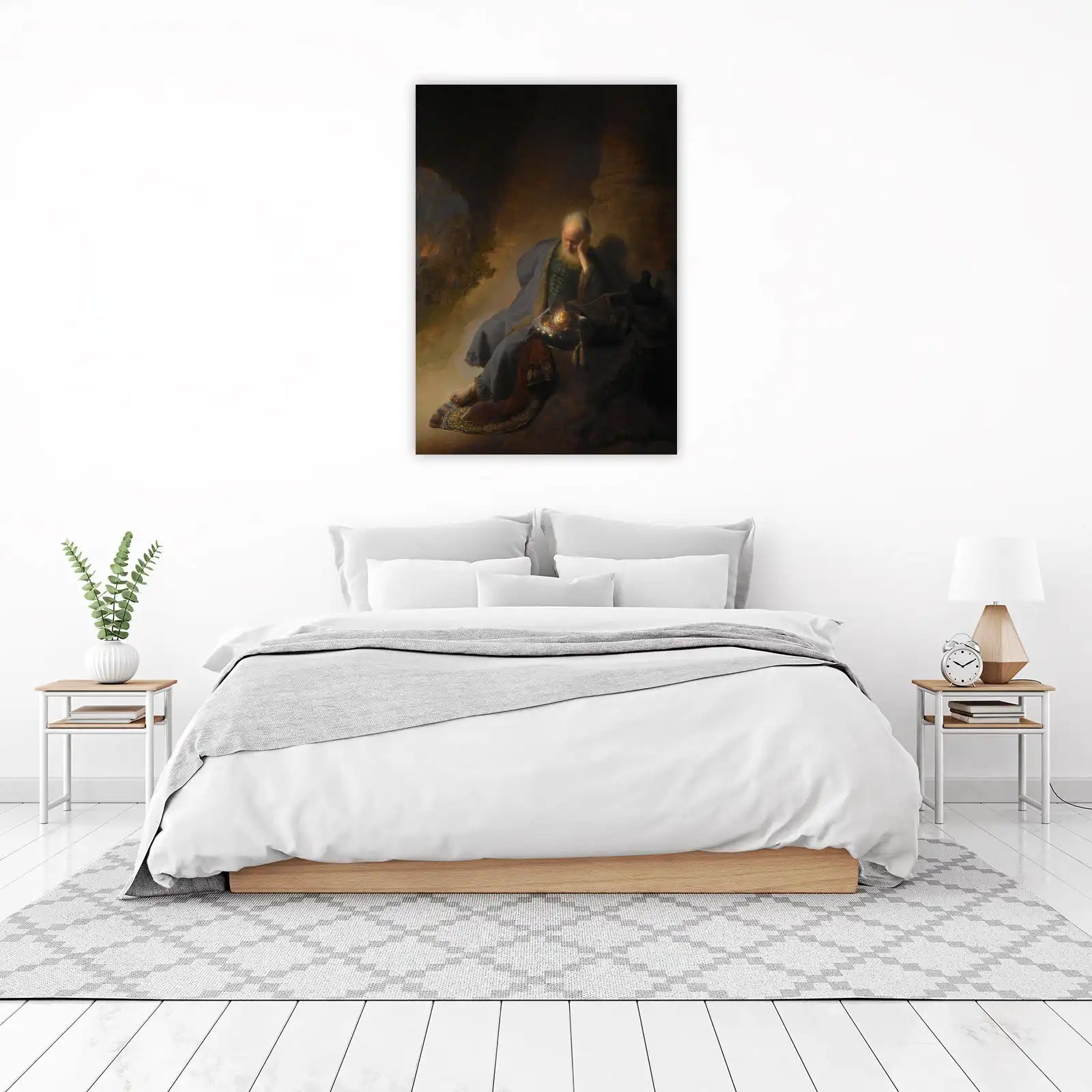 Rembrandt's Scholar: Contemplative Wisdom Wall Art