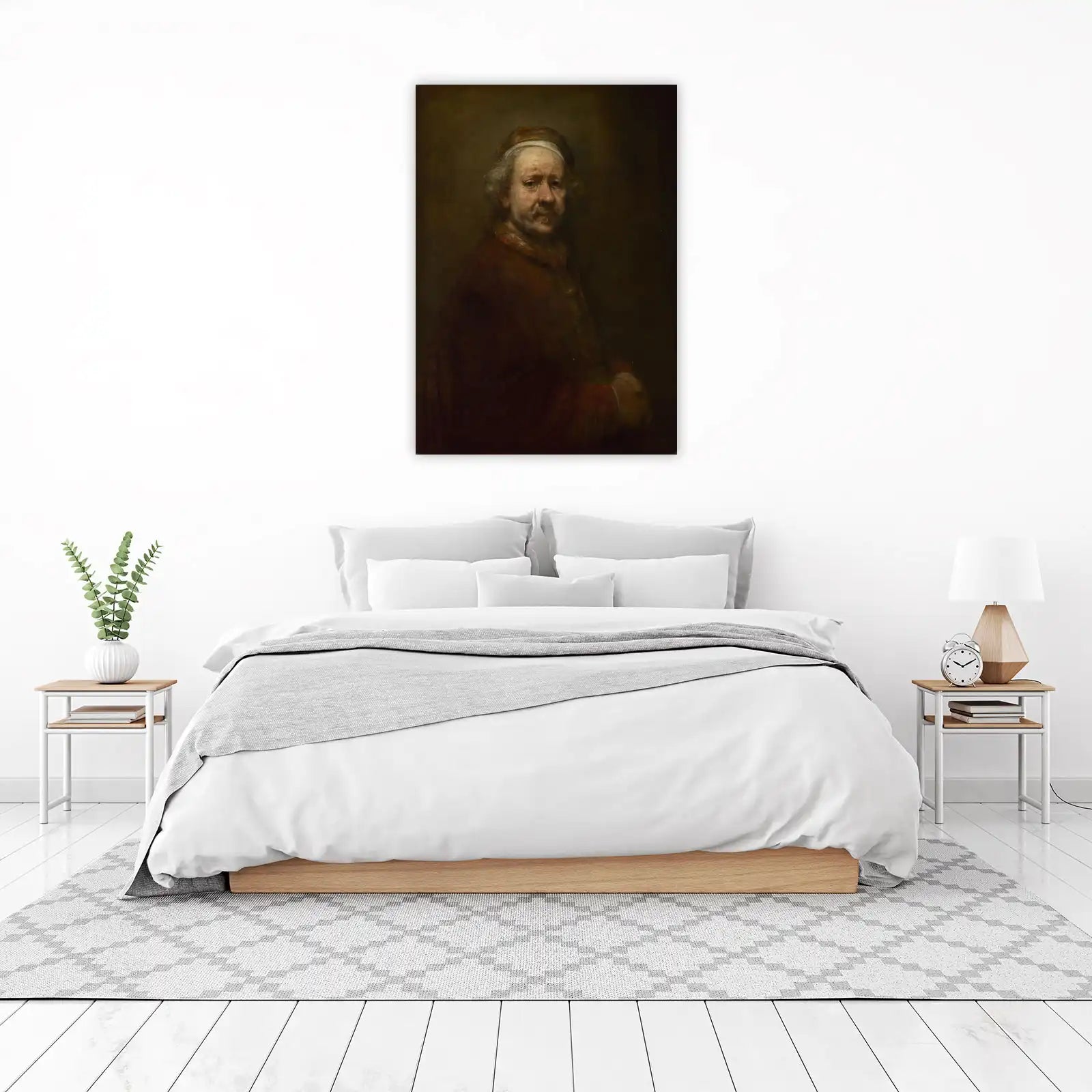Rembrandt Self-Portrait Masterpiece Wall Art