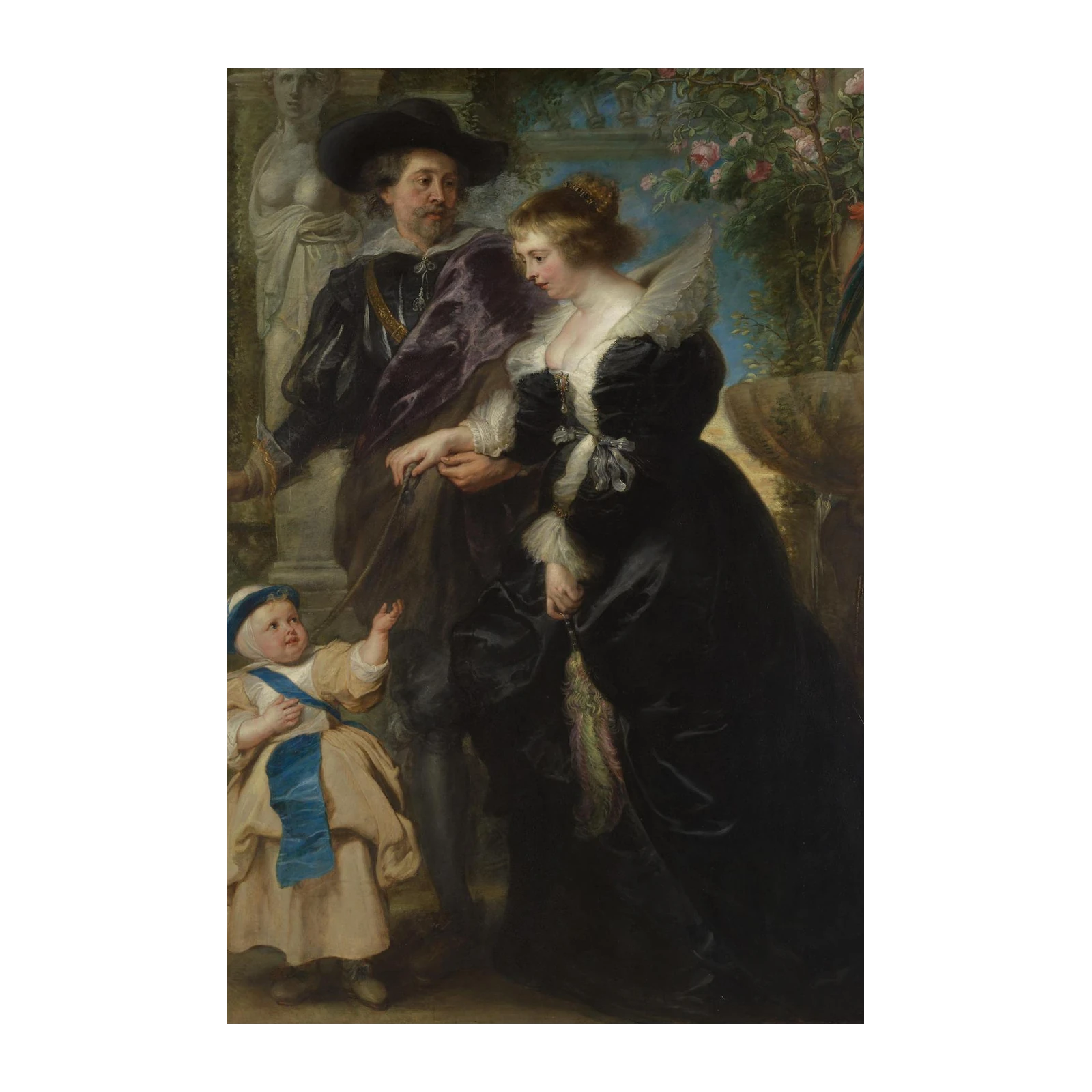 Baroque Family Portrait Wall Art