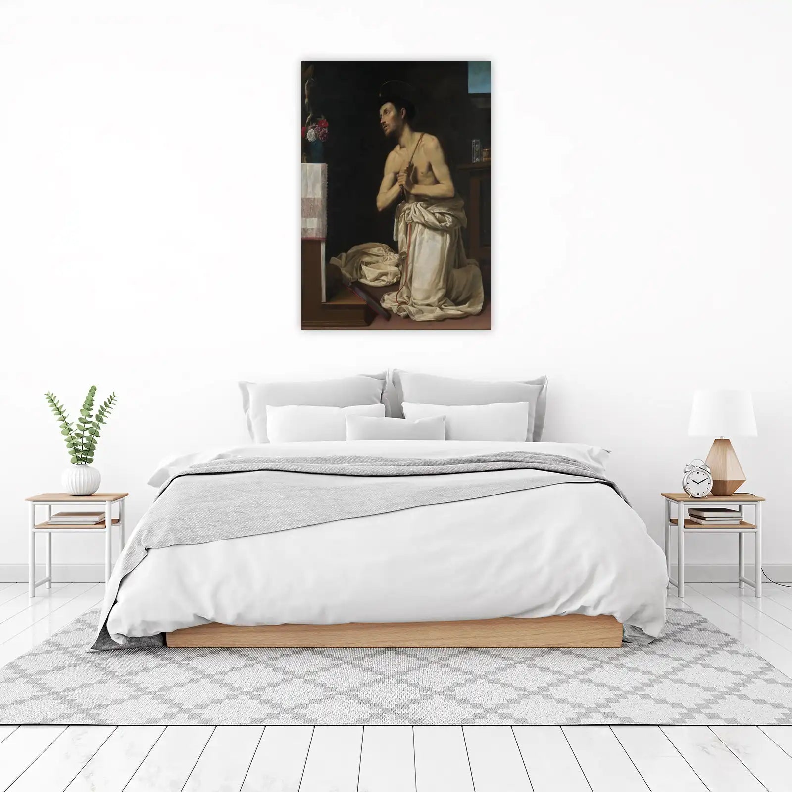 Baroque Saint Praying Wall Art - Religious Art