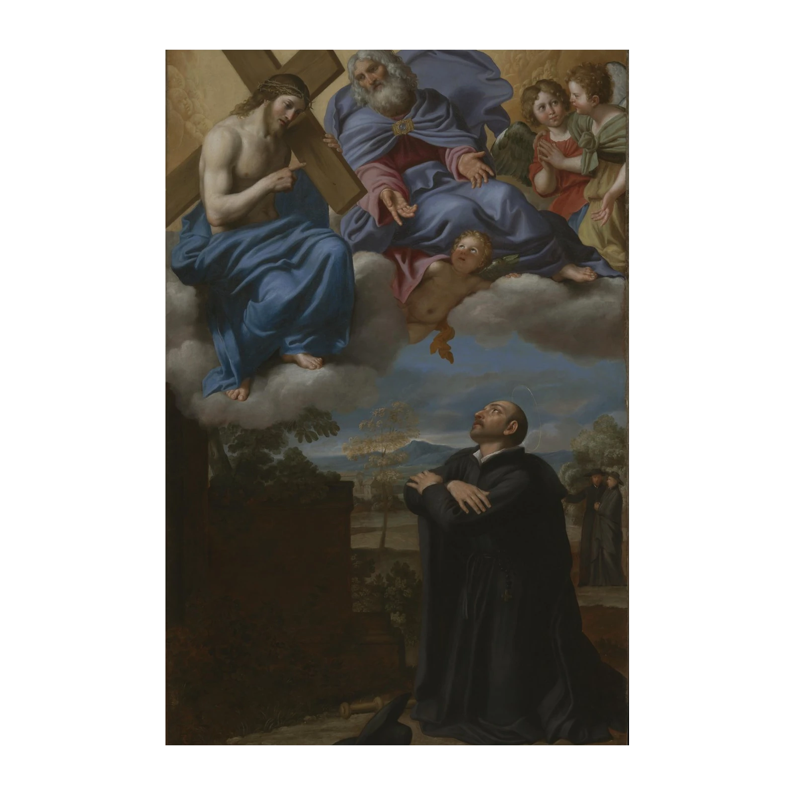 Saint Ignatius Vision Religious Wall Art