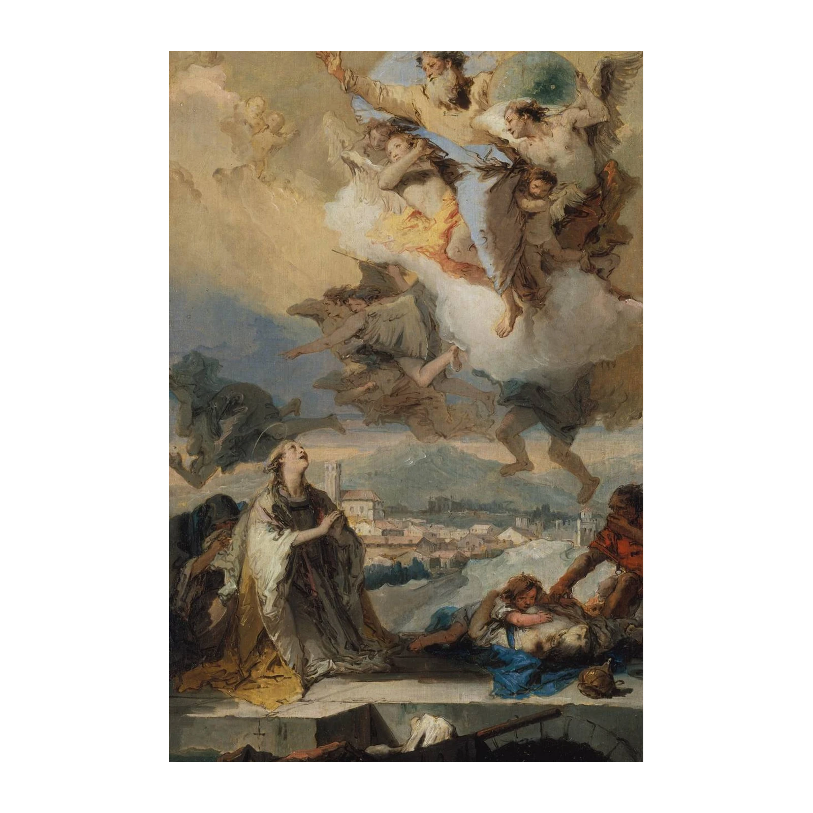 Divine Vision Religious Art Wall Art