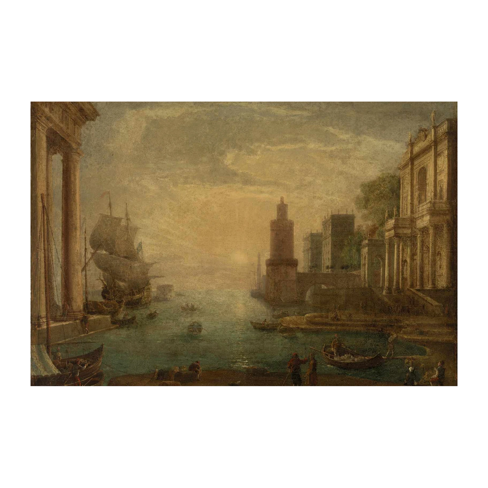 Seaport Grandeur Historical Wall Art