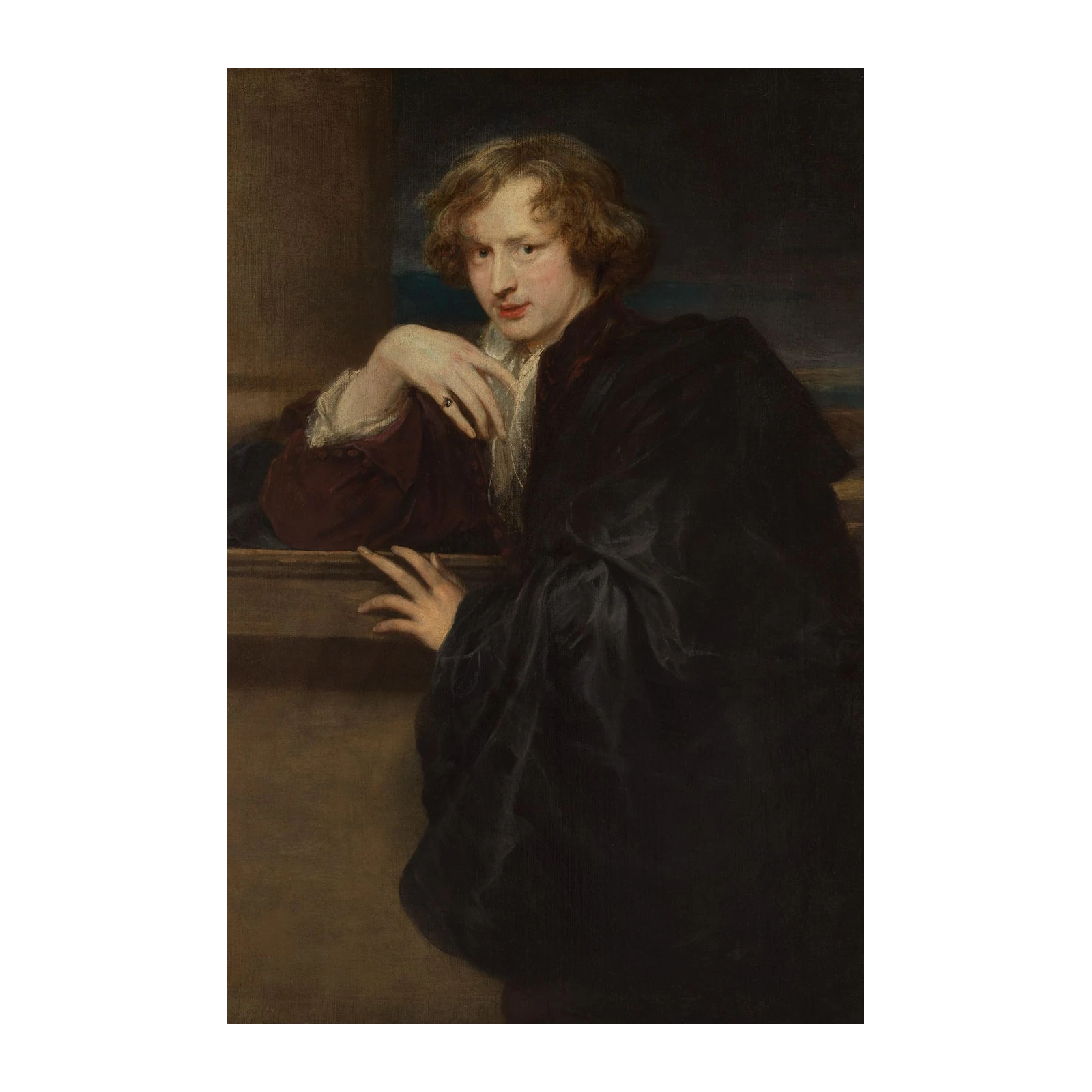 Baroque Portrait Young Man Wall Art