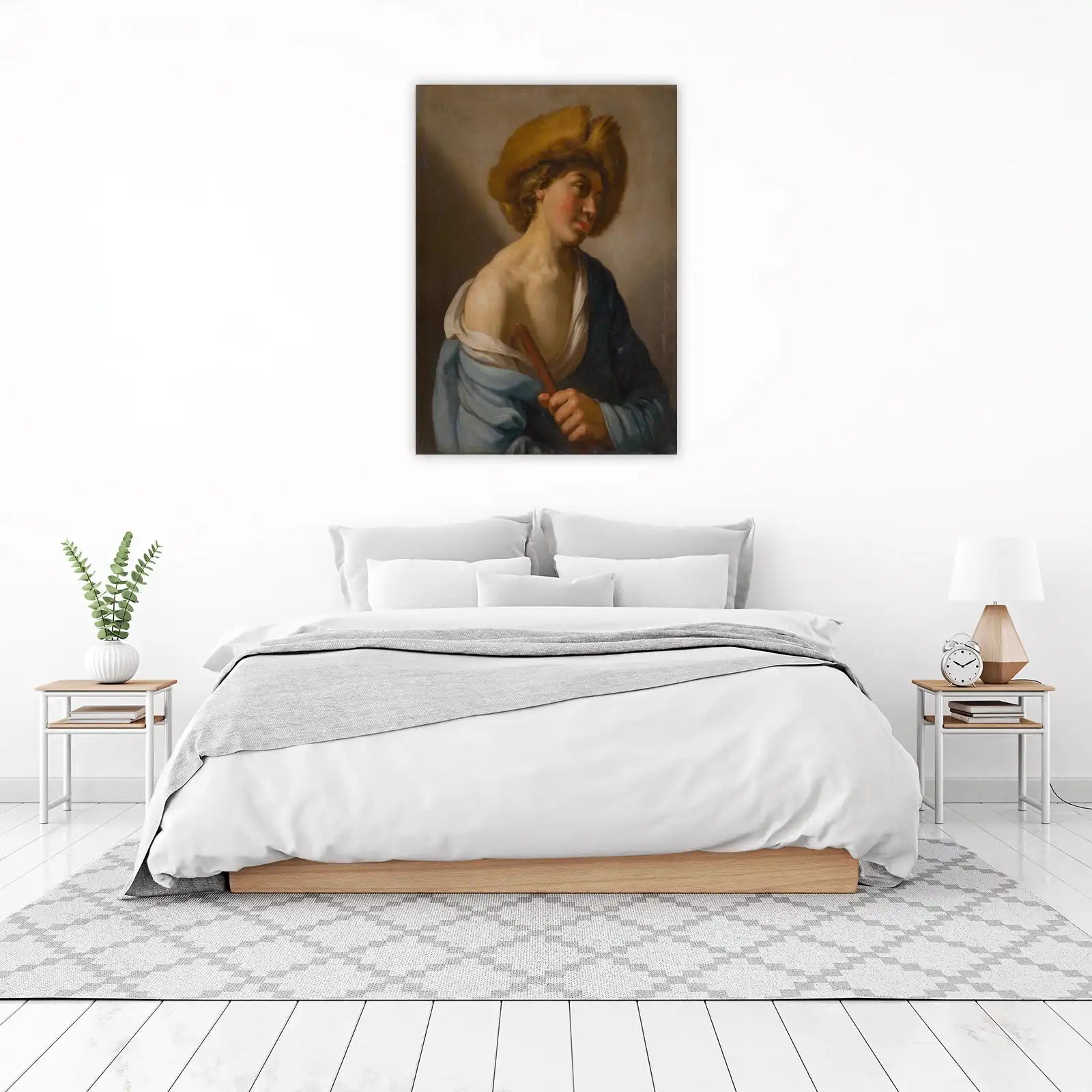 Baroque Youth with Fur Hat Wall Art