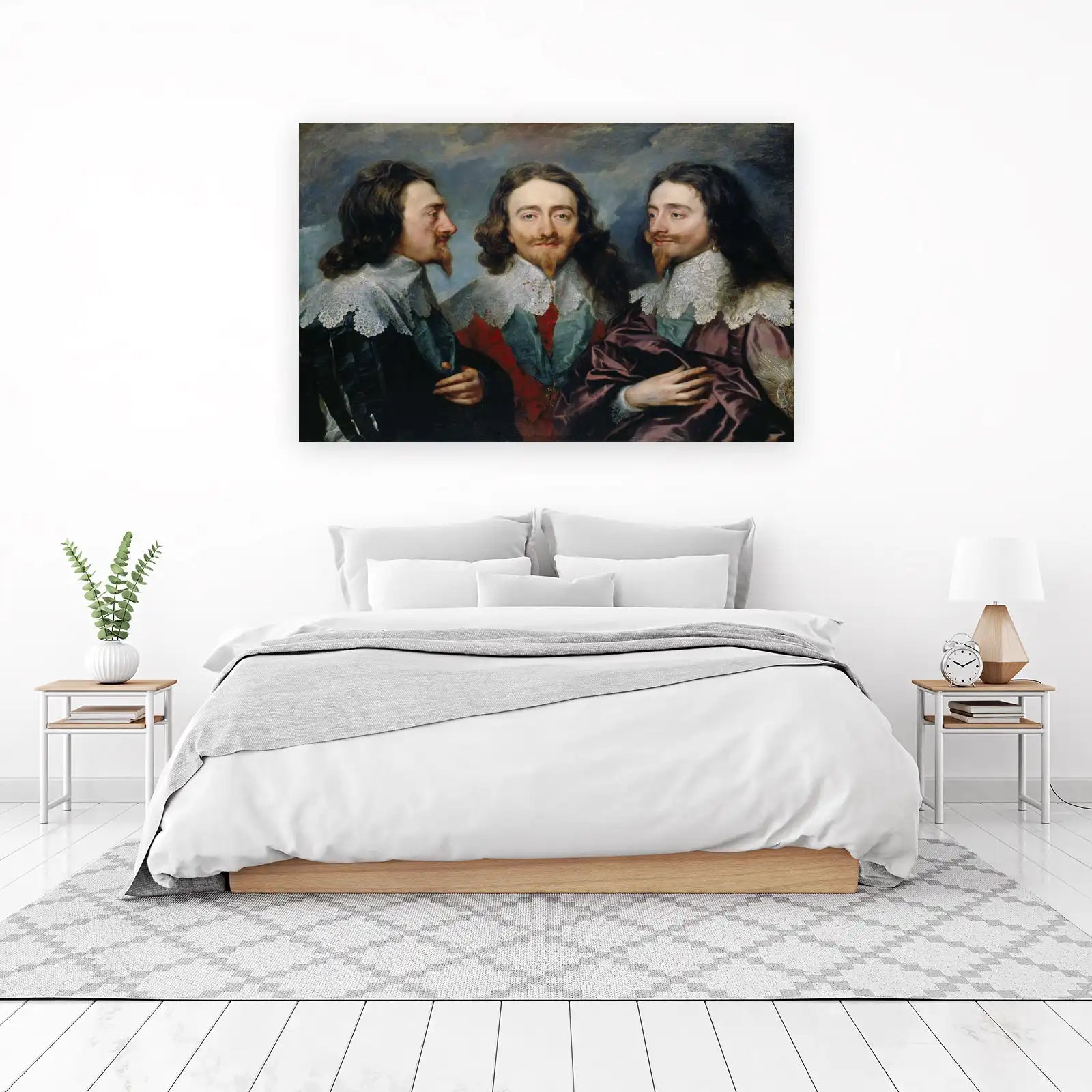 Royal Trio Portrait Baroque Wall Art