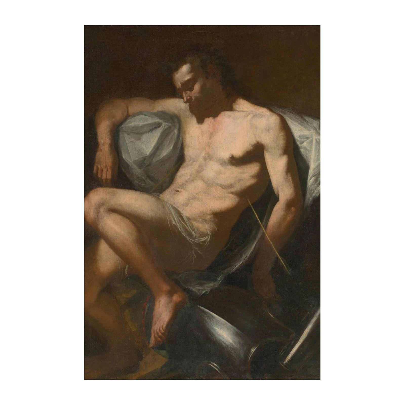 Mythological Figure with Arrow Wall Art