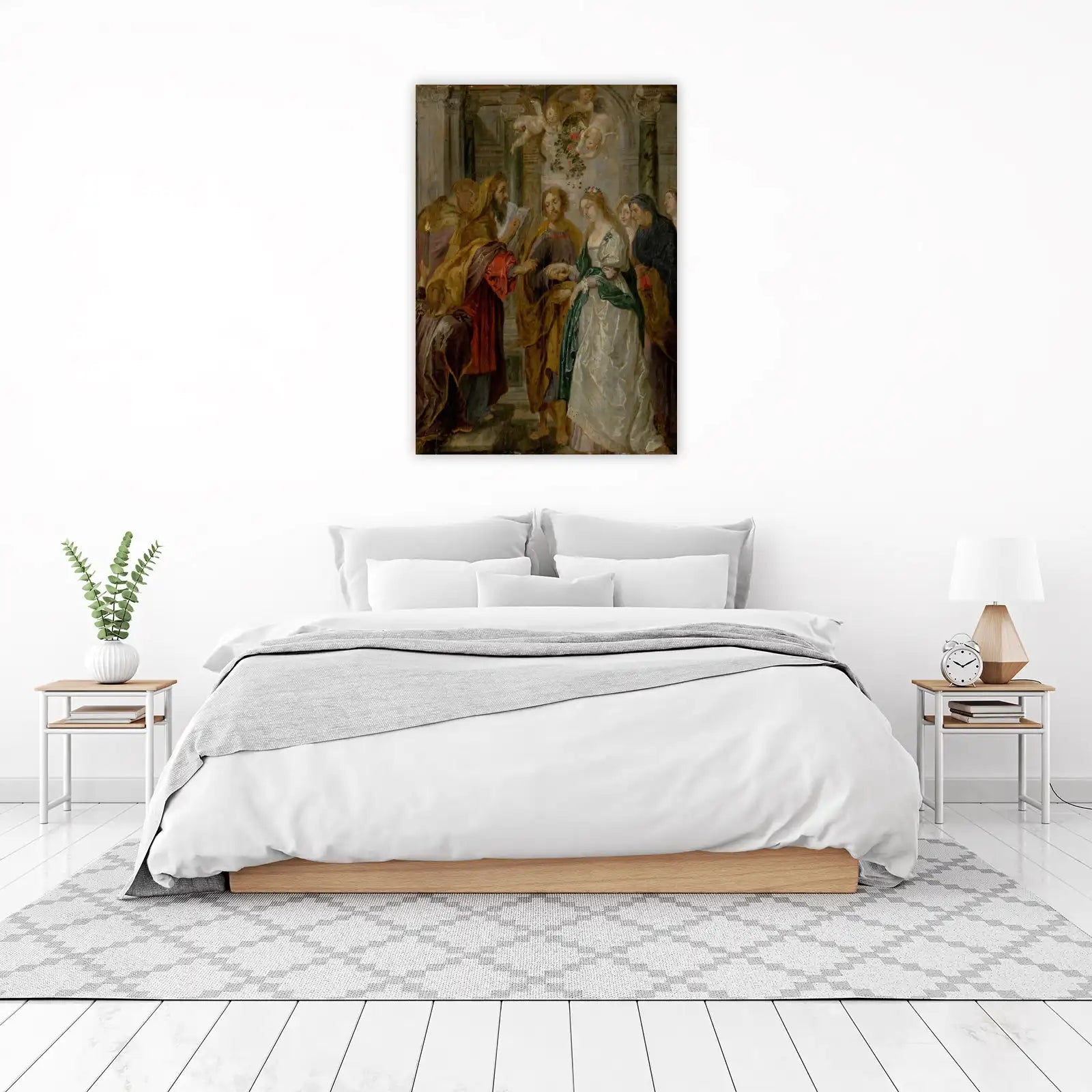 Baroque Wedding Scene Wall Art