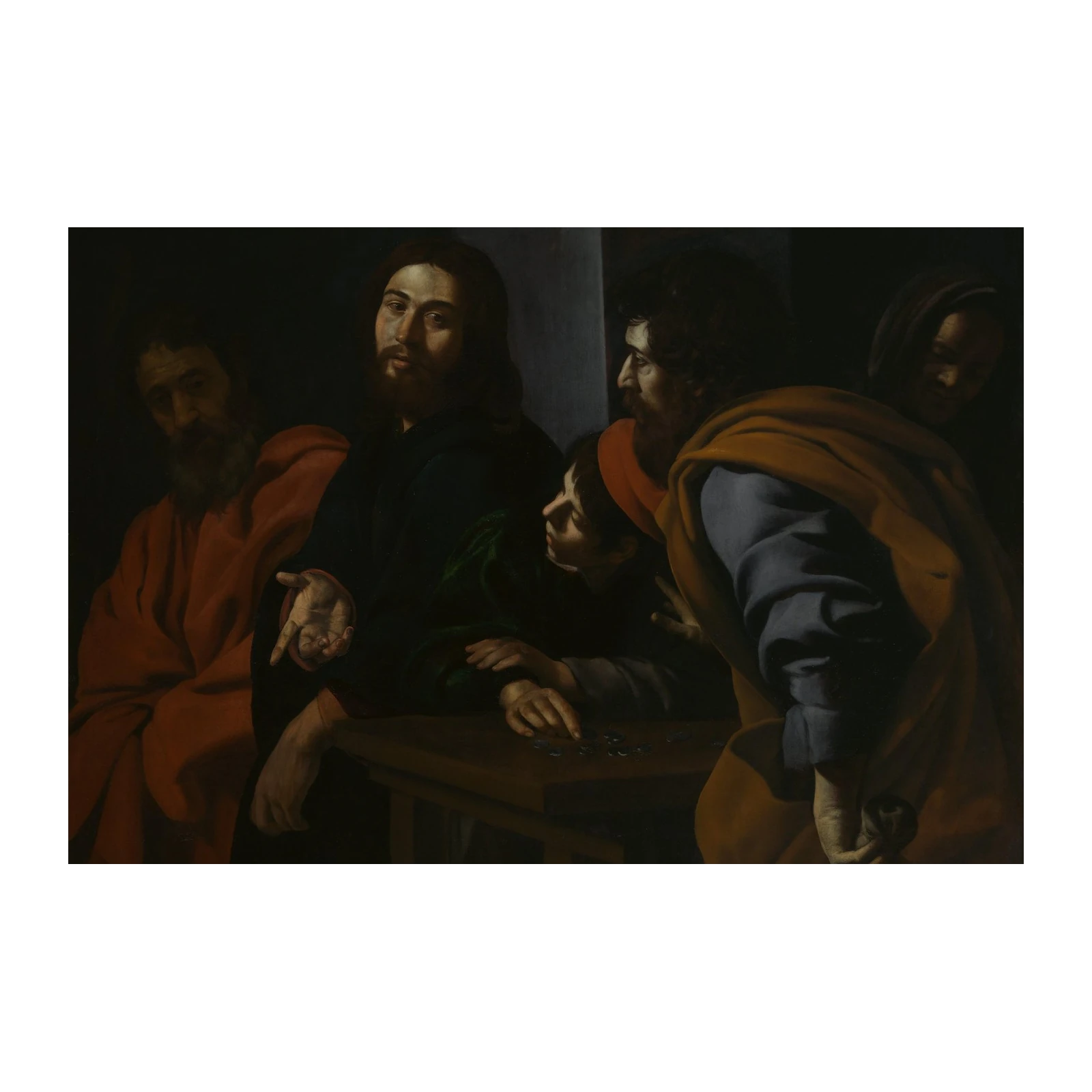 The Calling of Saint Matthew Baroque Wall Art