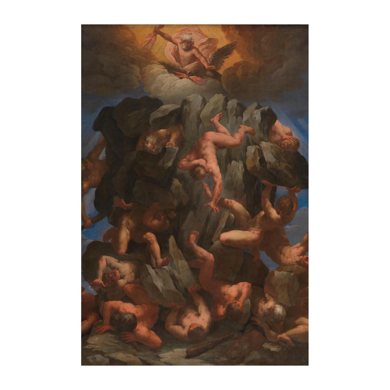 The Fall of Giants Mythic Art Wall Art