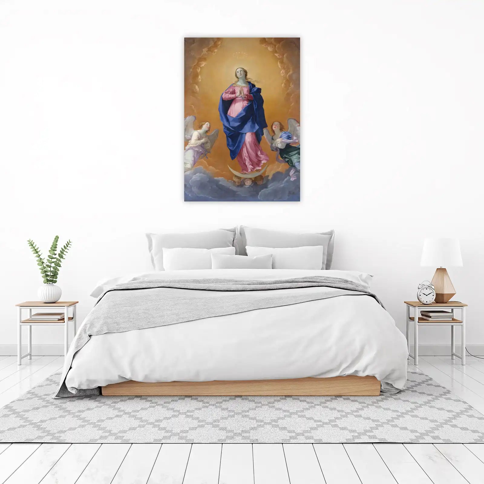 Celestial Virgin Mary Angels Wall Art