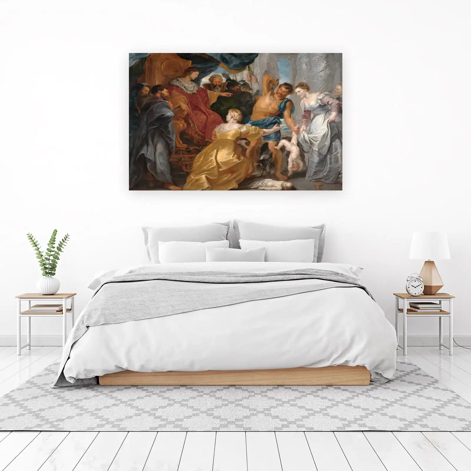 Judgment of Solomon Baroque Masterpiece Wall Art