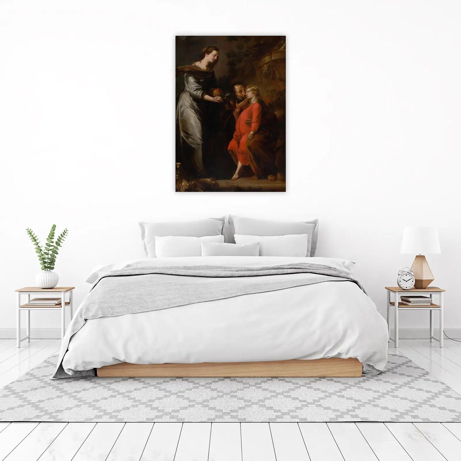 Baroque Embrace: Joseph & Jesus Wall Art