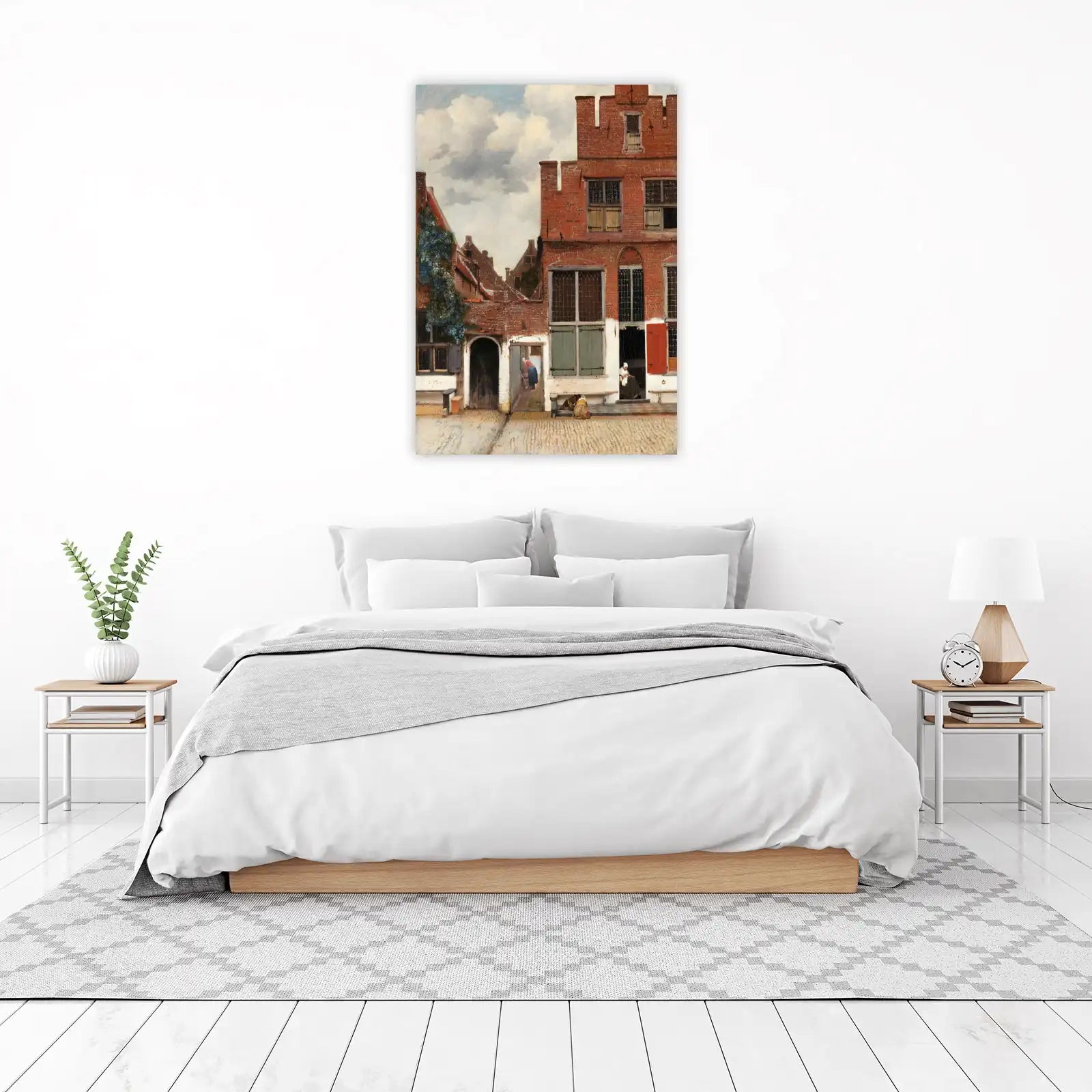 Dutch Courtyard Scene Wall Art