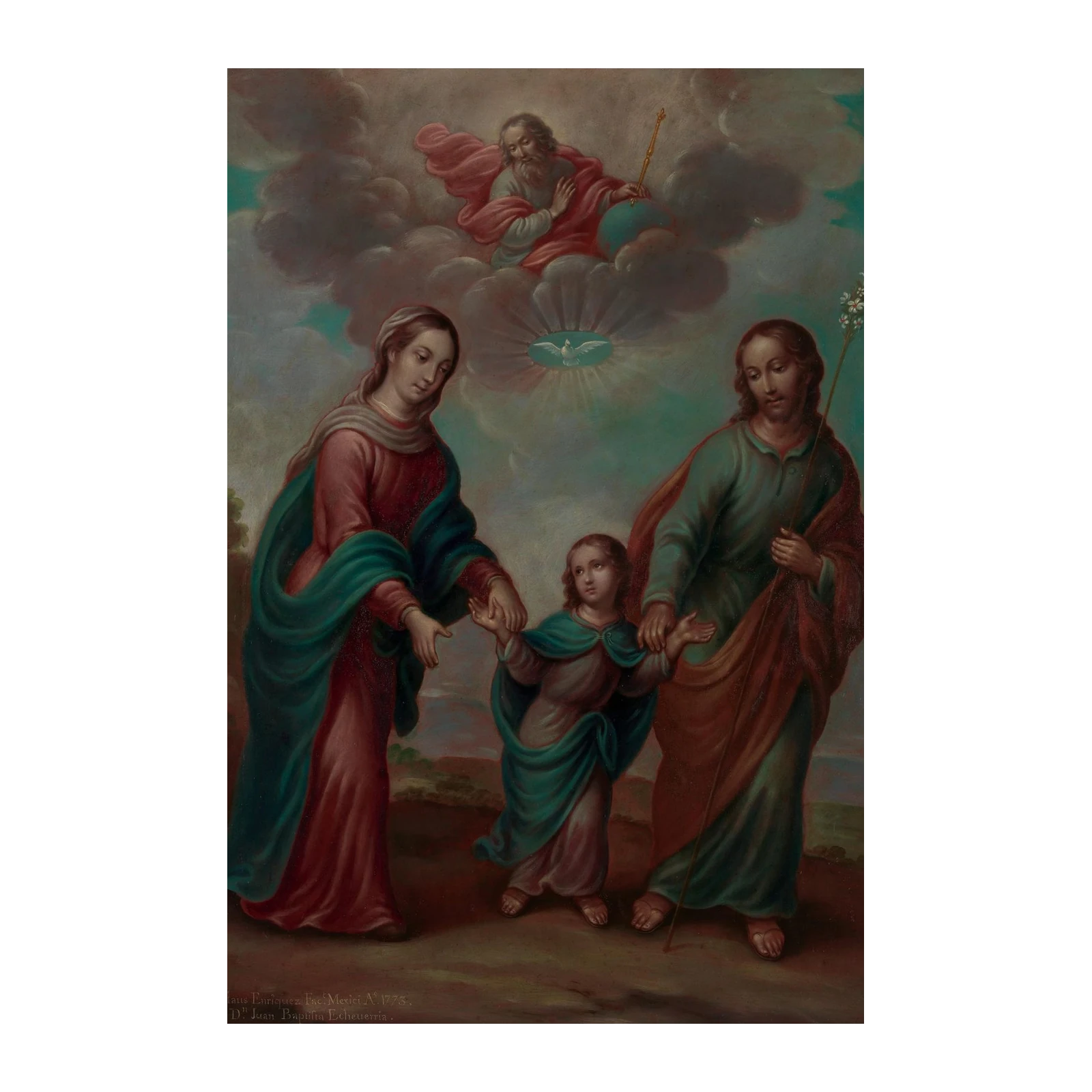 Holy Family Divine Blessing Wall Art