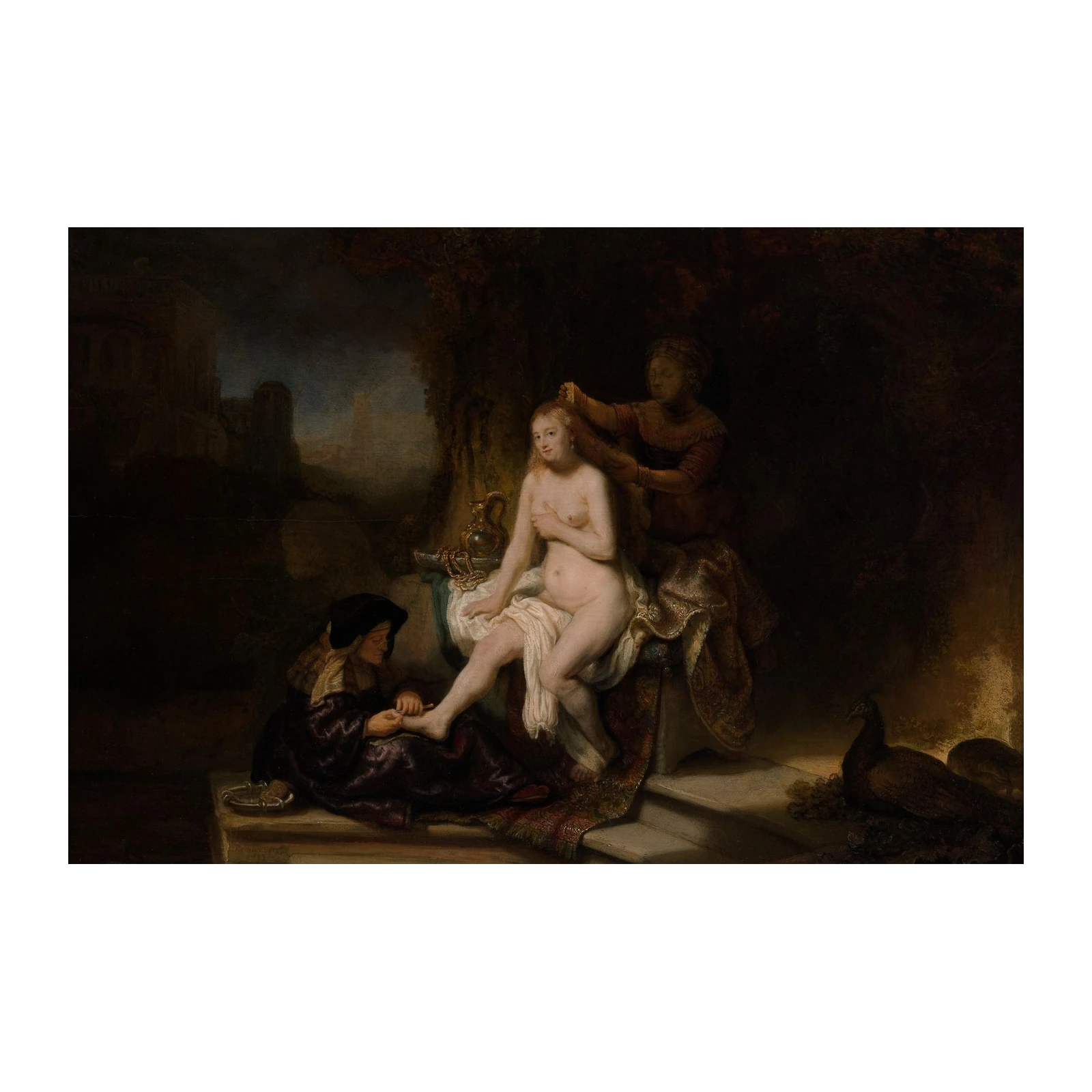 Rembrandt's Bathsheba with King David Wall Art