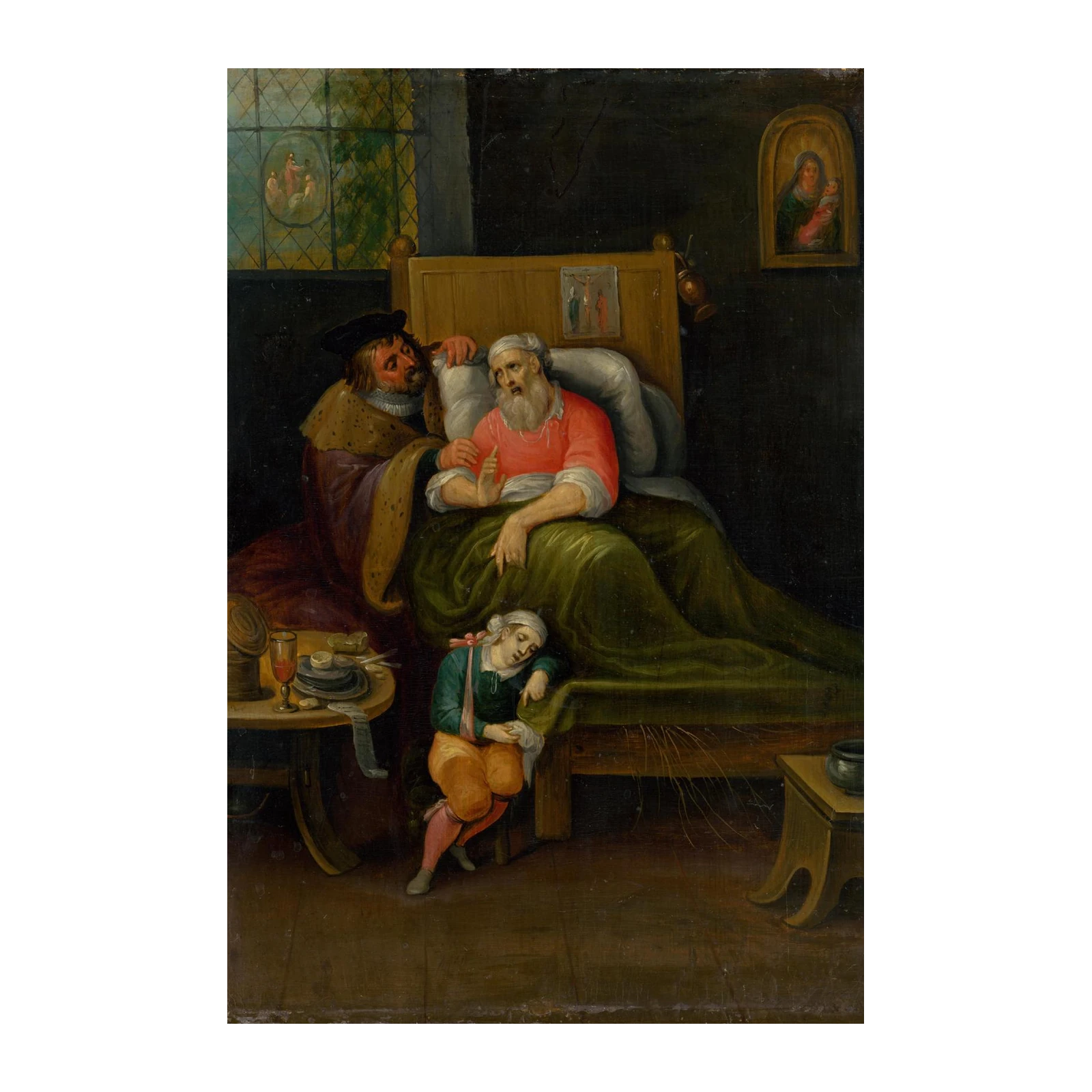 Timeless Biblical Scene on Wall Art