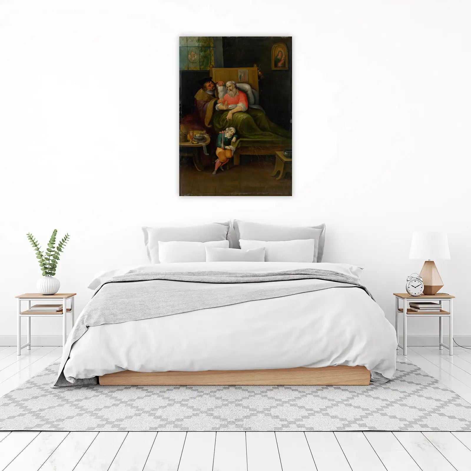 Timeless Biblical Scene on Wall Art