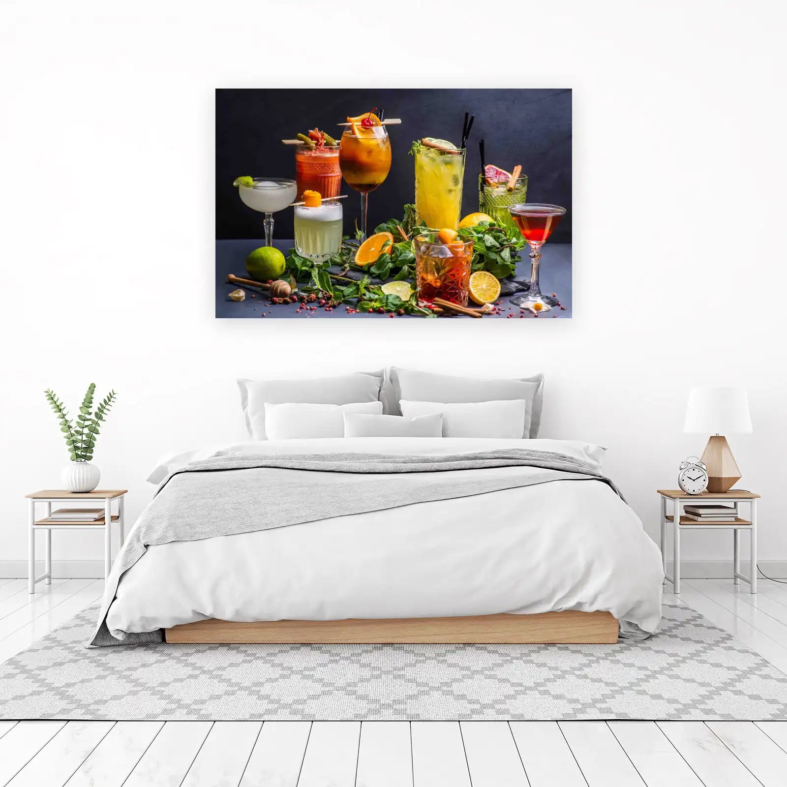 Cocktail Creations Vibrant Drinks Wall Art