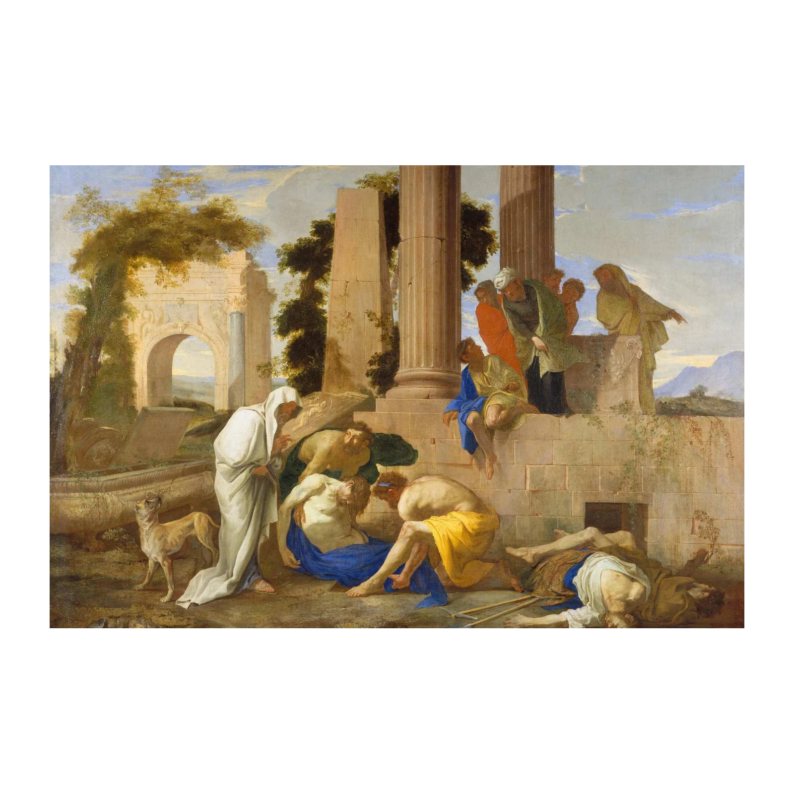 Classical Ruin Scene Wall Art