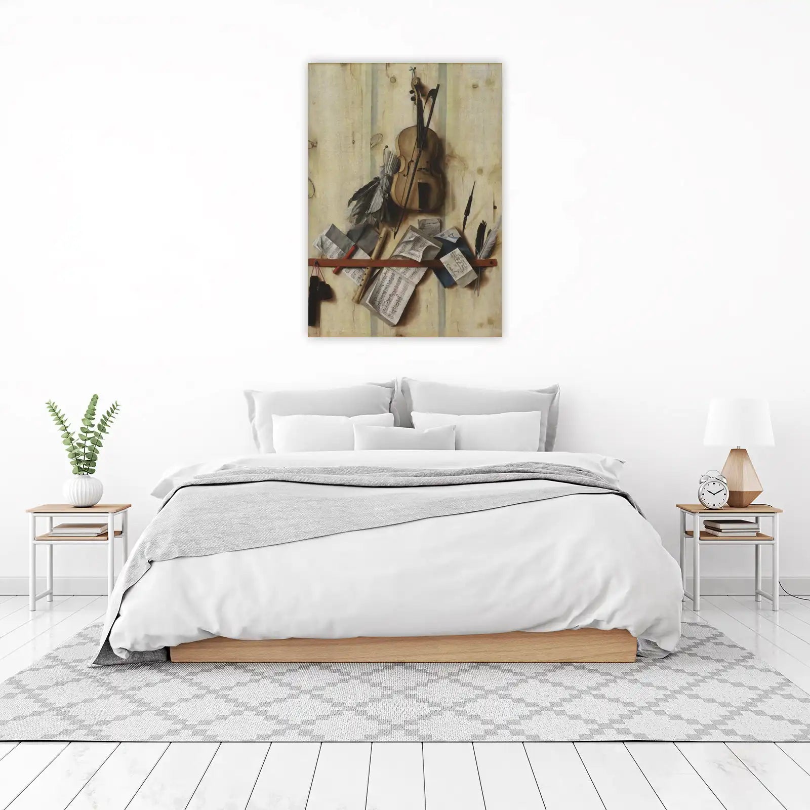Vintage Musical Instruments & Sheet Music Wall Art