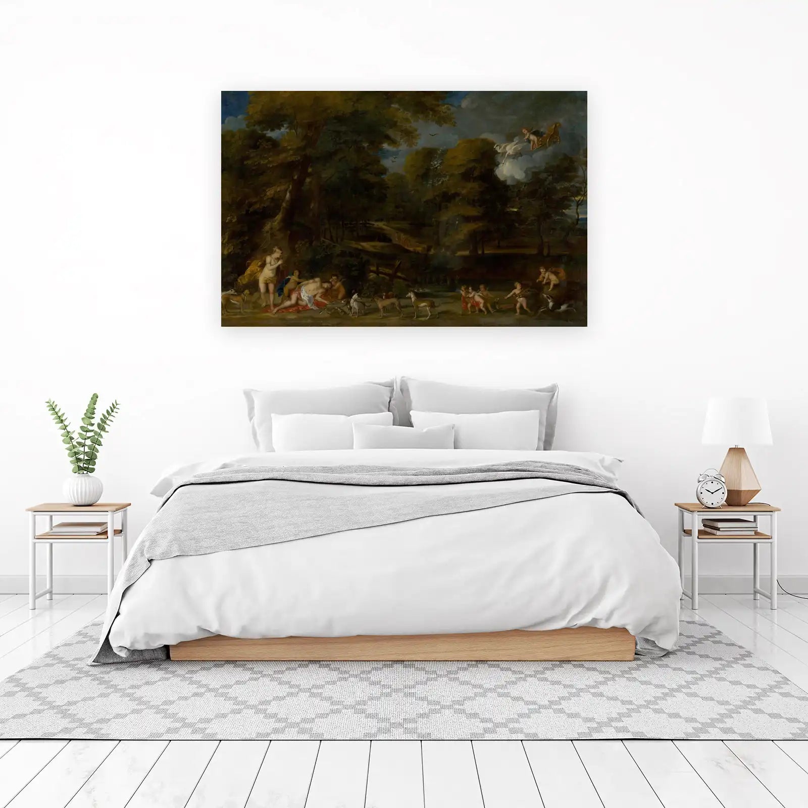 Mythological Forest Scene Wall Art