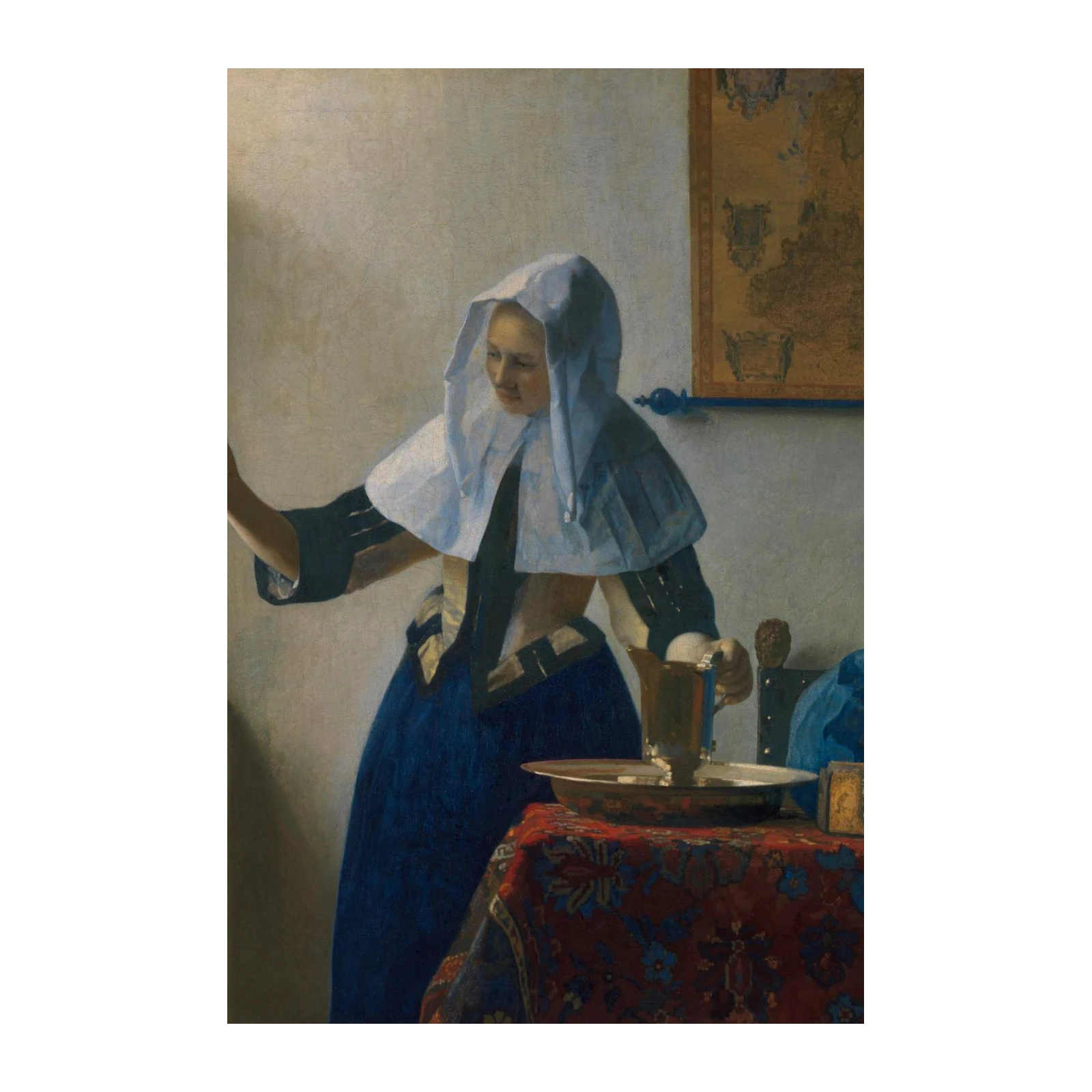 Vermeer's Woman at Window Wall Art