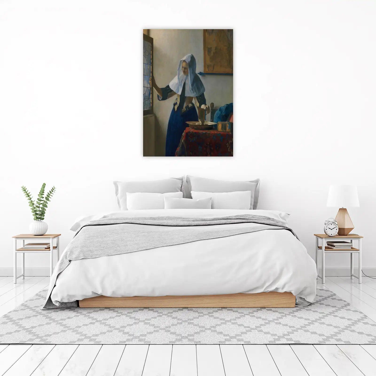 Vermeer's Woman at Window Wall Art